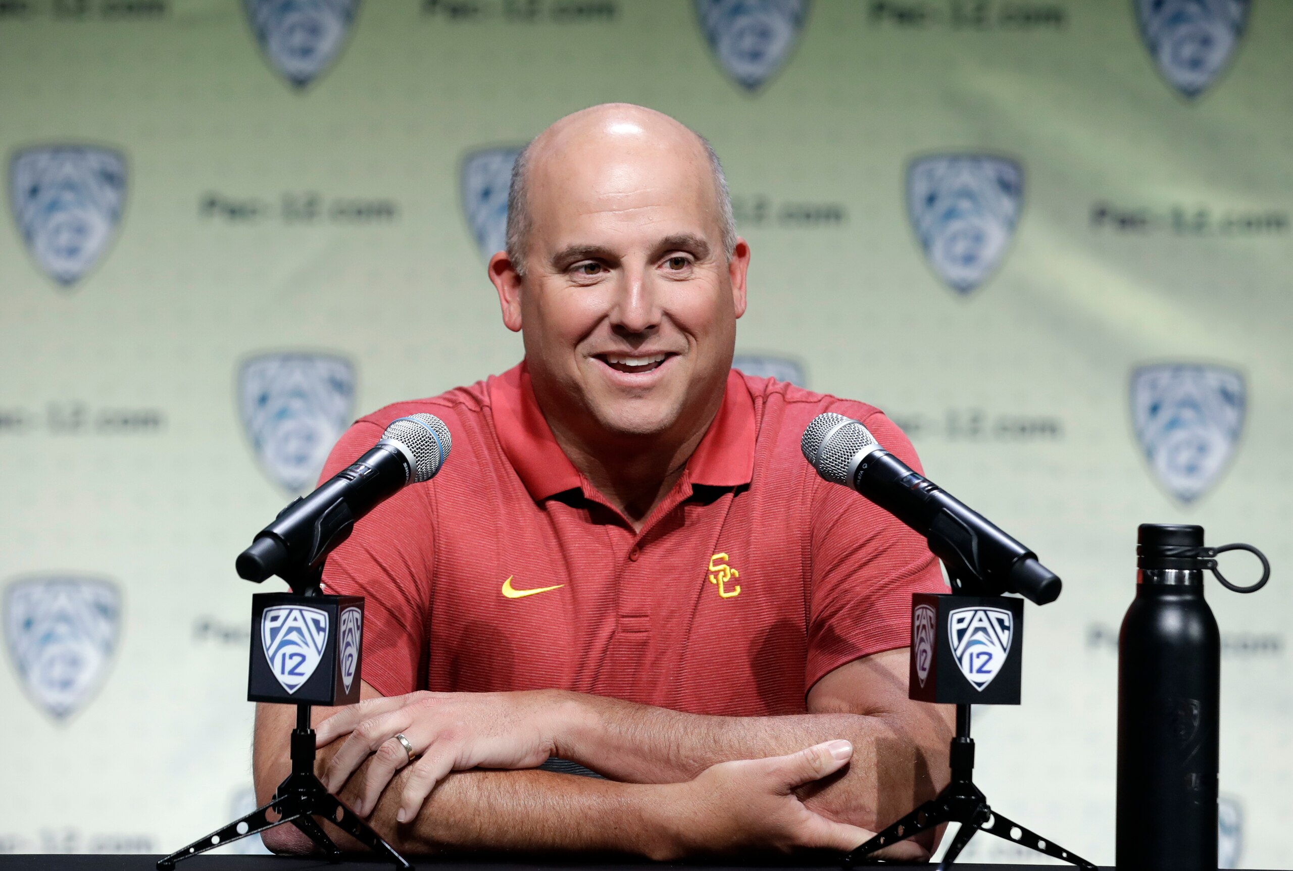 USC head coach Clay Helton