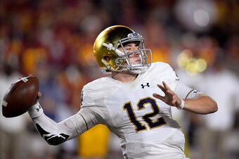 Notre Dame QB Ian Book