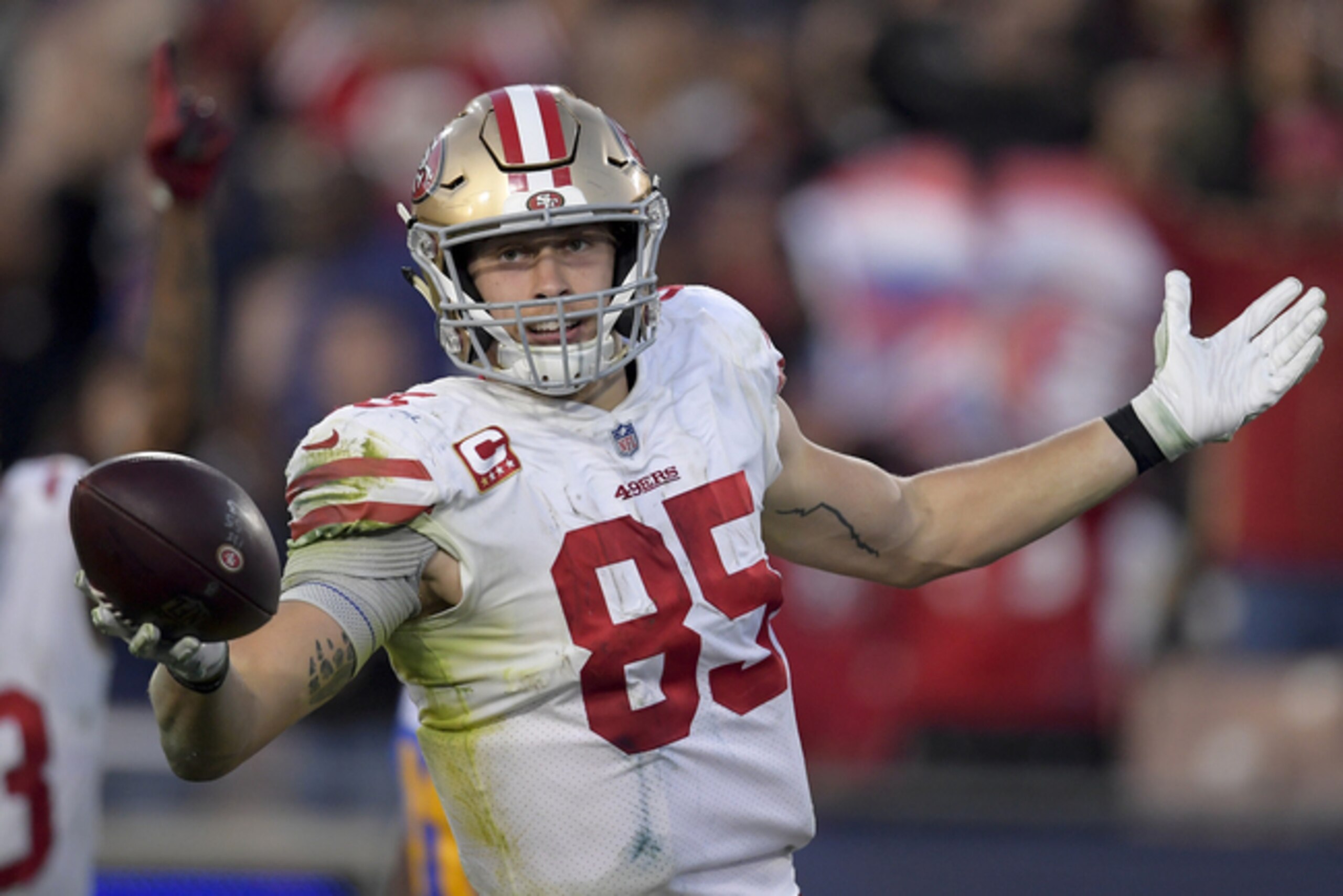 49ers TE George Kittle 49ers TE George Kittle