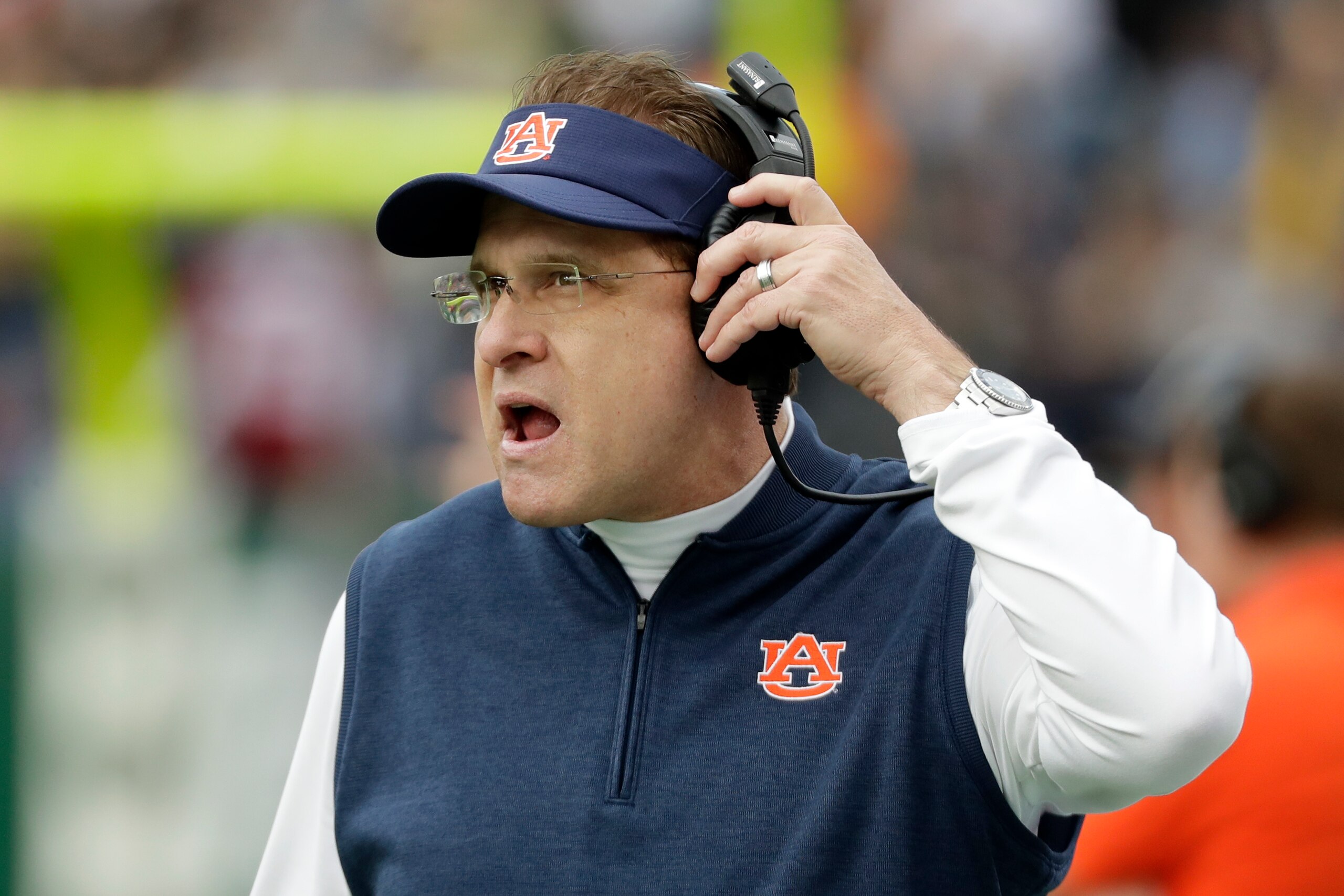 Auburn head coach Gus Malzahn Auburn head coach Gus Malzahn