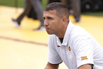 Iowa State head coach Matt Campbell
