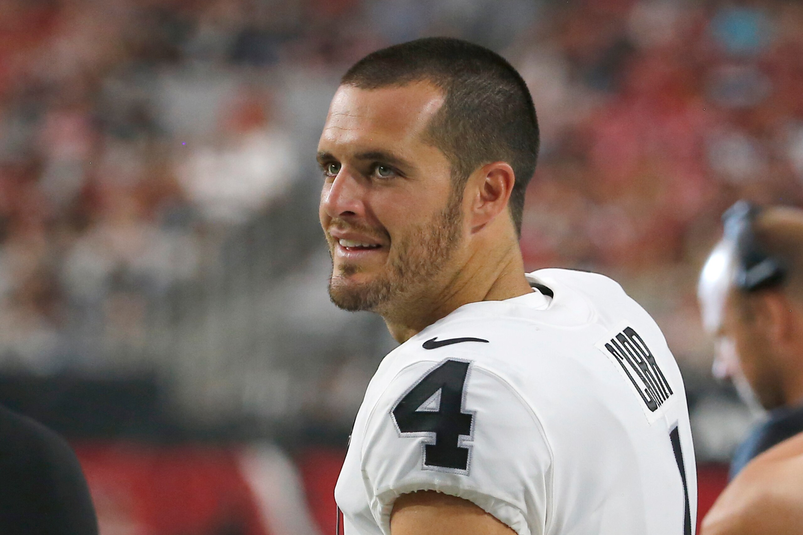 Oakland Raiders quarterback Derek Carr