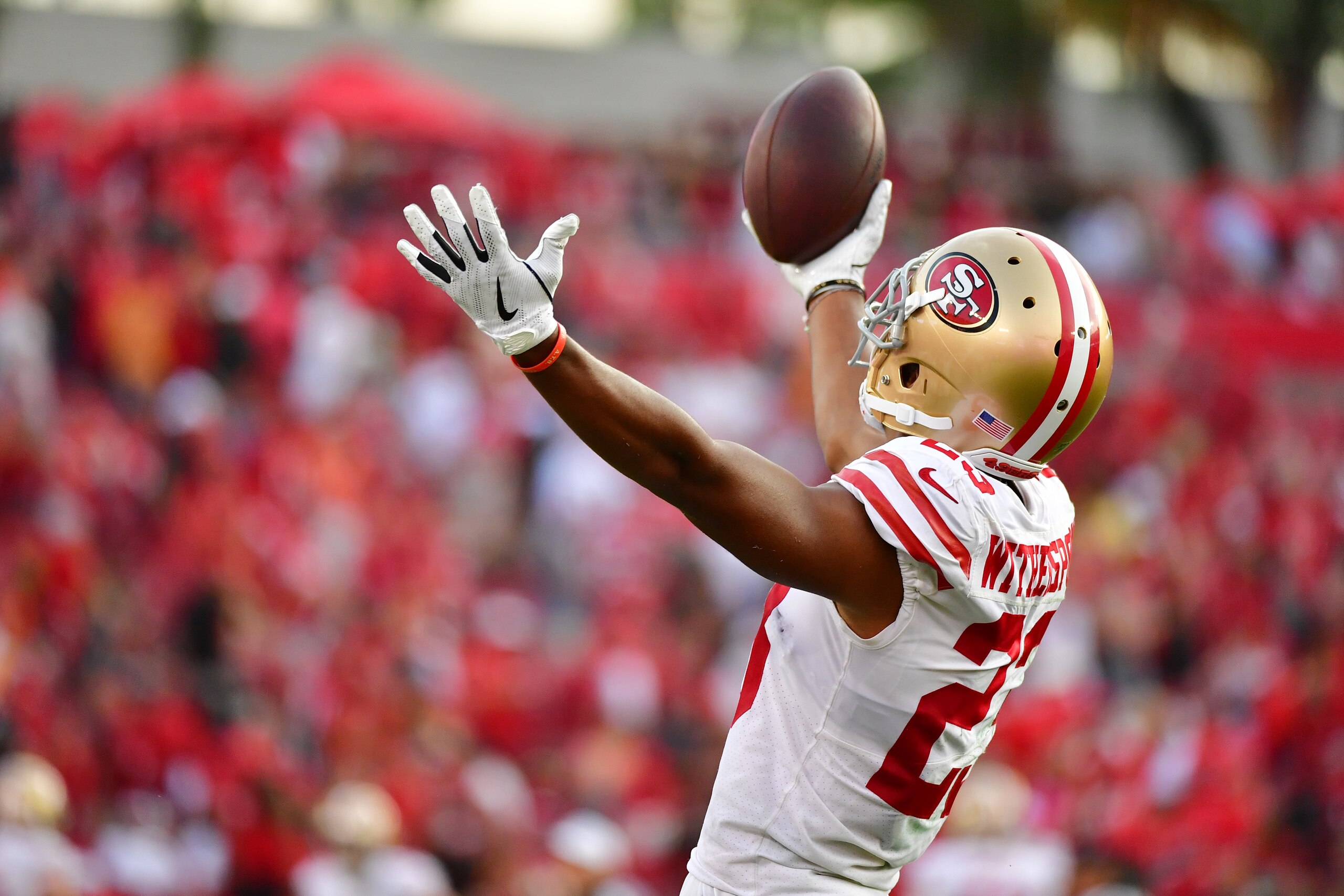 San Francisco 49ers wideout Ahkello Witherspoon