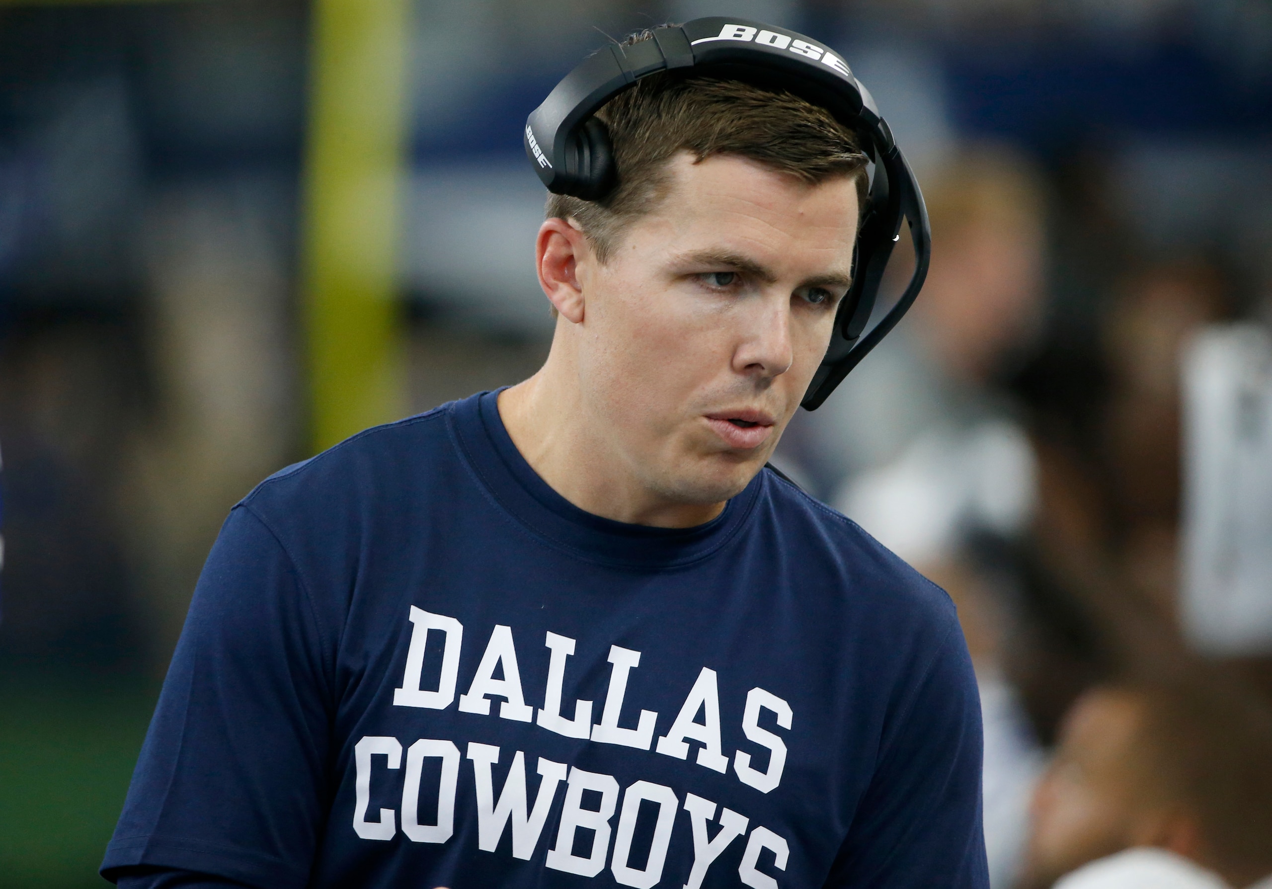 Cowboys offensive coordinator Kellen Moore