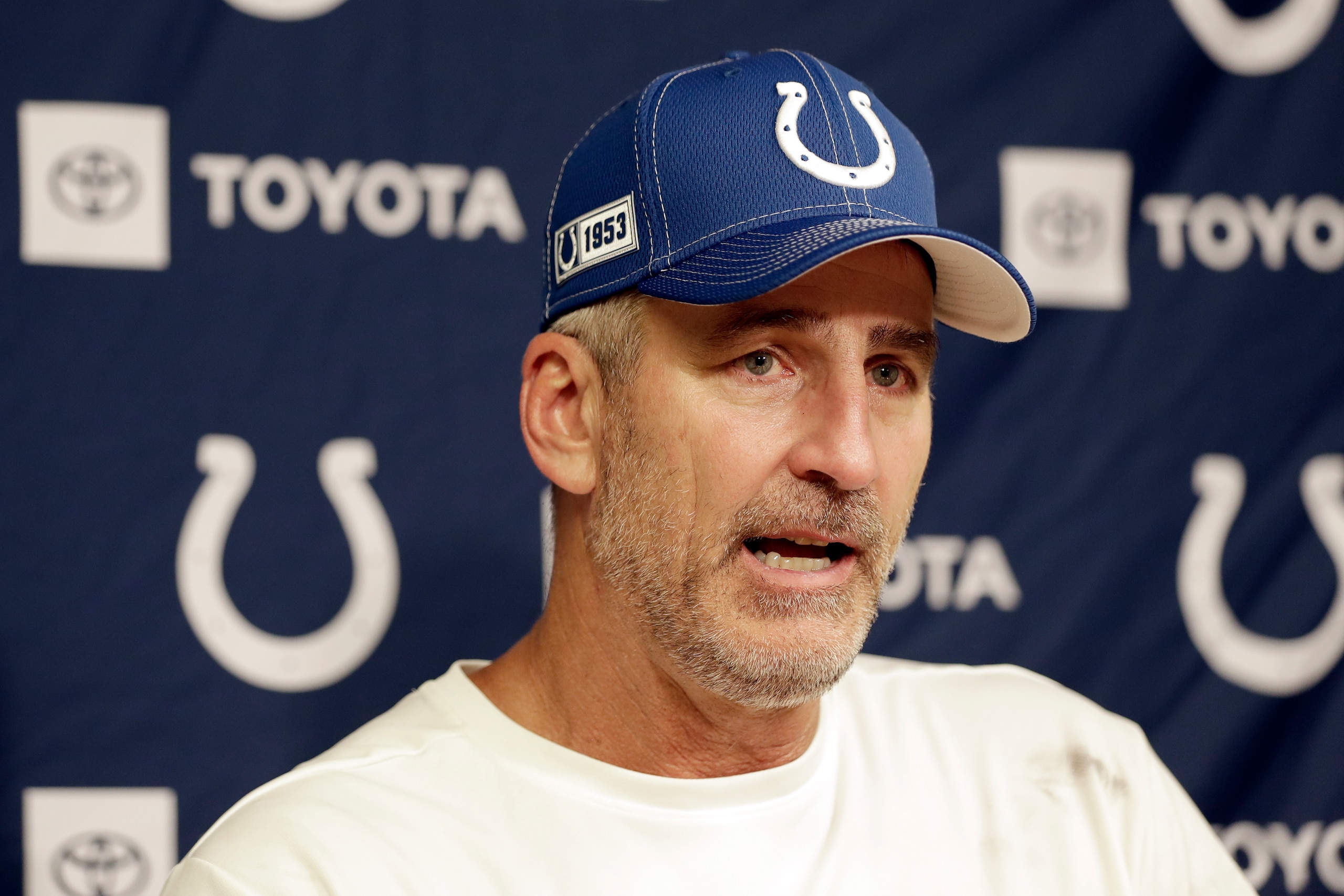 Colts head coach Frank Reich