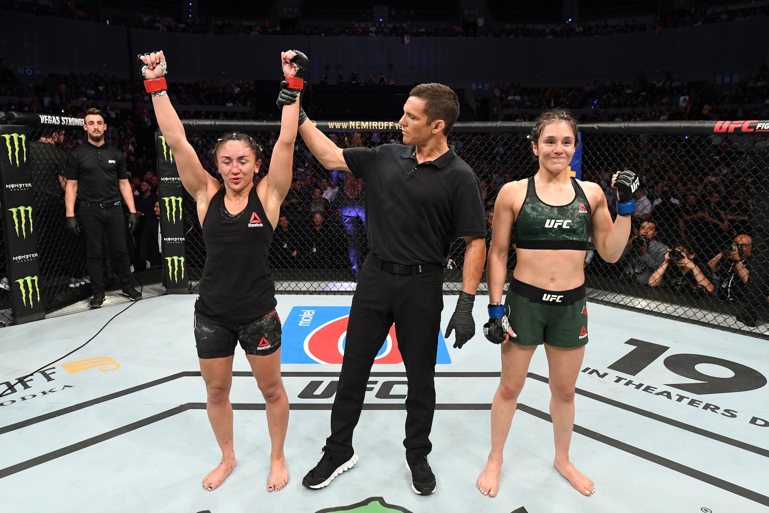 Carla Esparza (left)