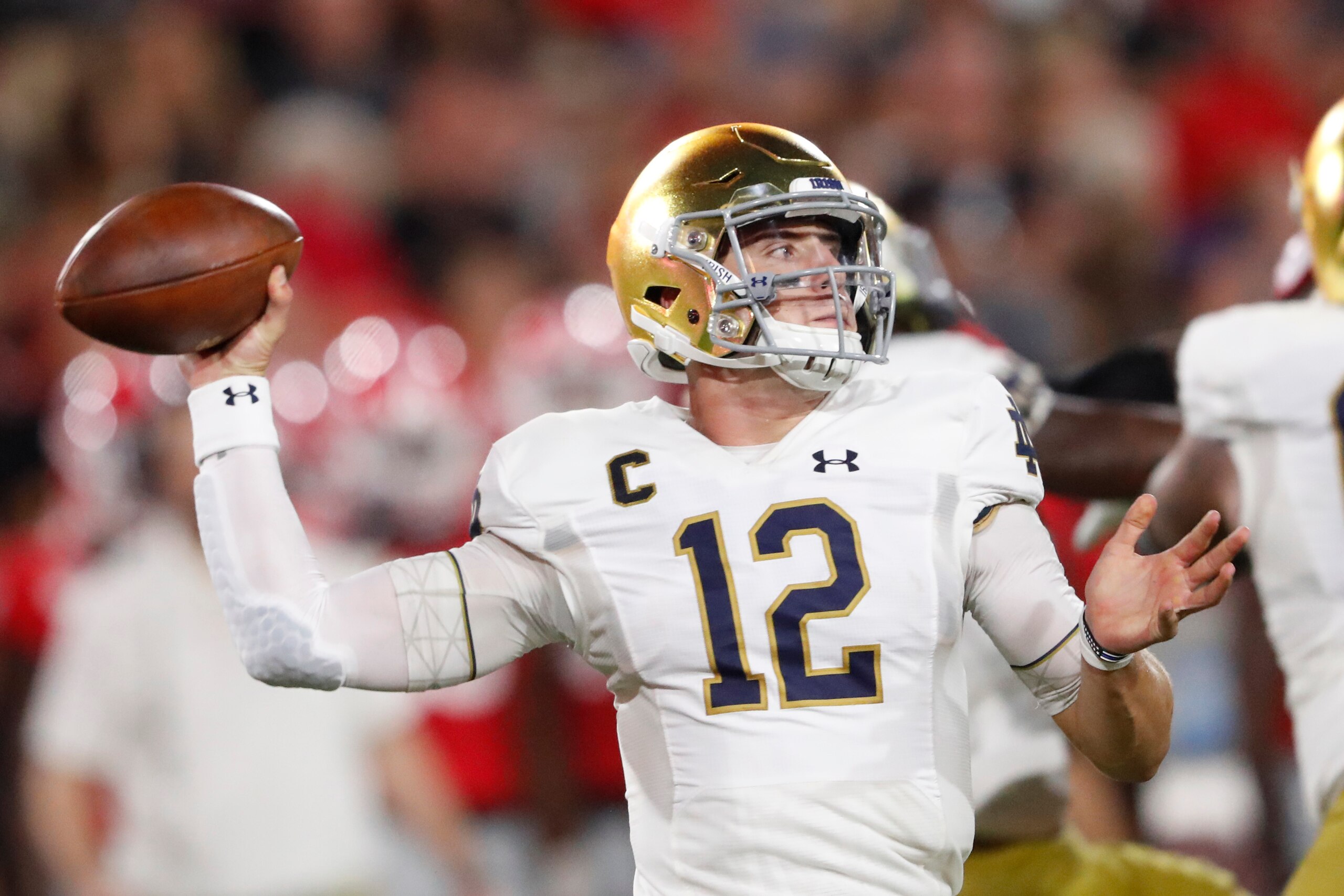 Notre Dame QB Ian Book Notre Dame QB Ian Book