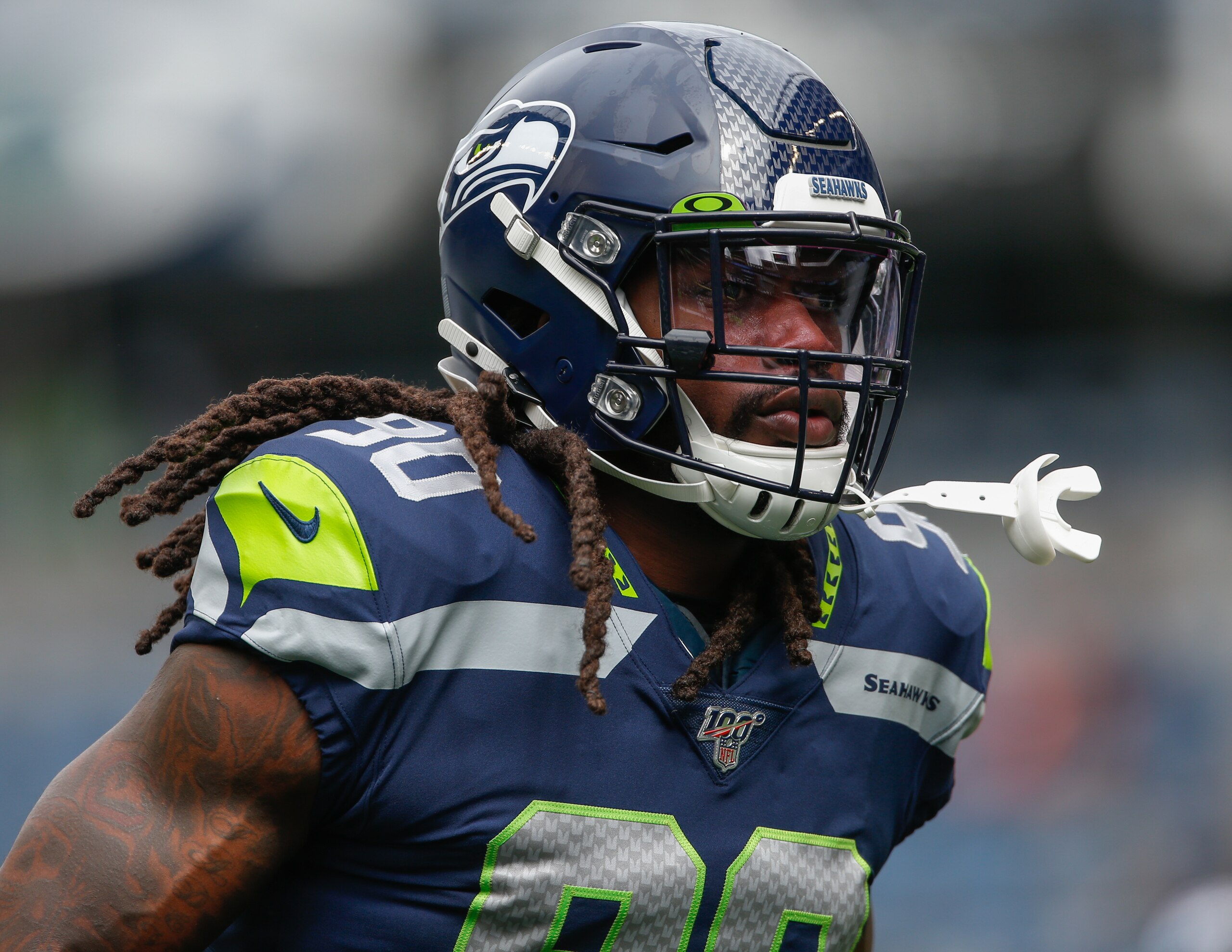Seattle Seahawks defensive end Jadeveon Clowney