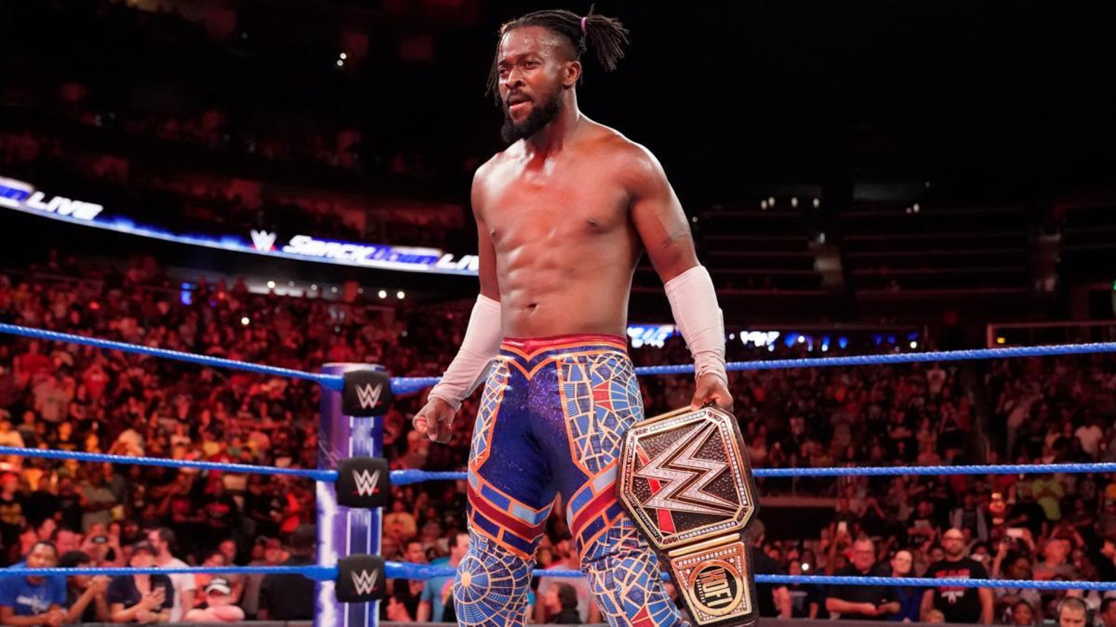 Kingston may walk out with the title, even if he loses the match. Kingston may walk out with the title, even if he loses the match.