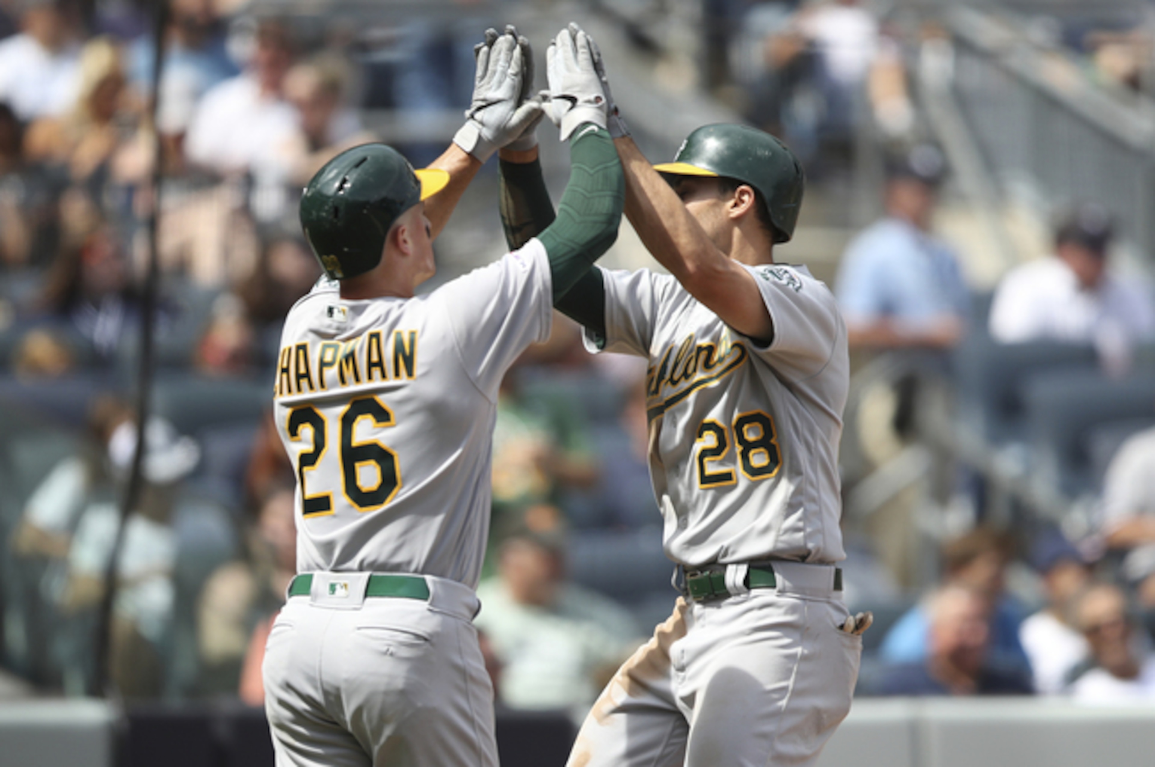 Matt Chapman and Matt Olson Matt Chapman and Matt Olson