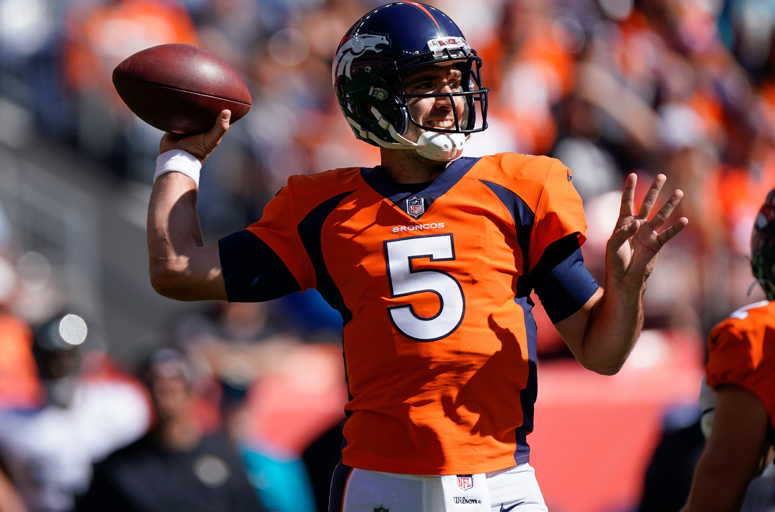 Broncos QB Joe Flacco