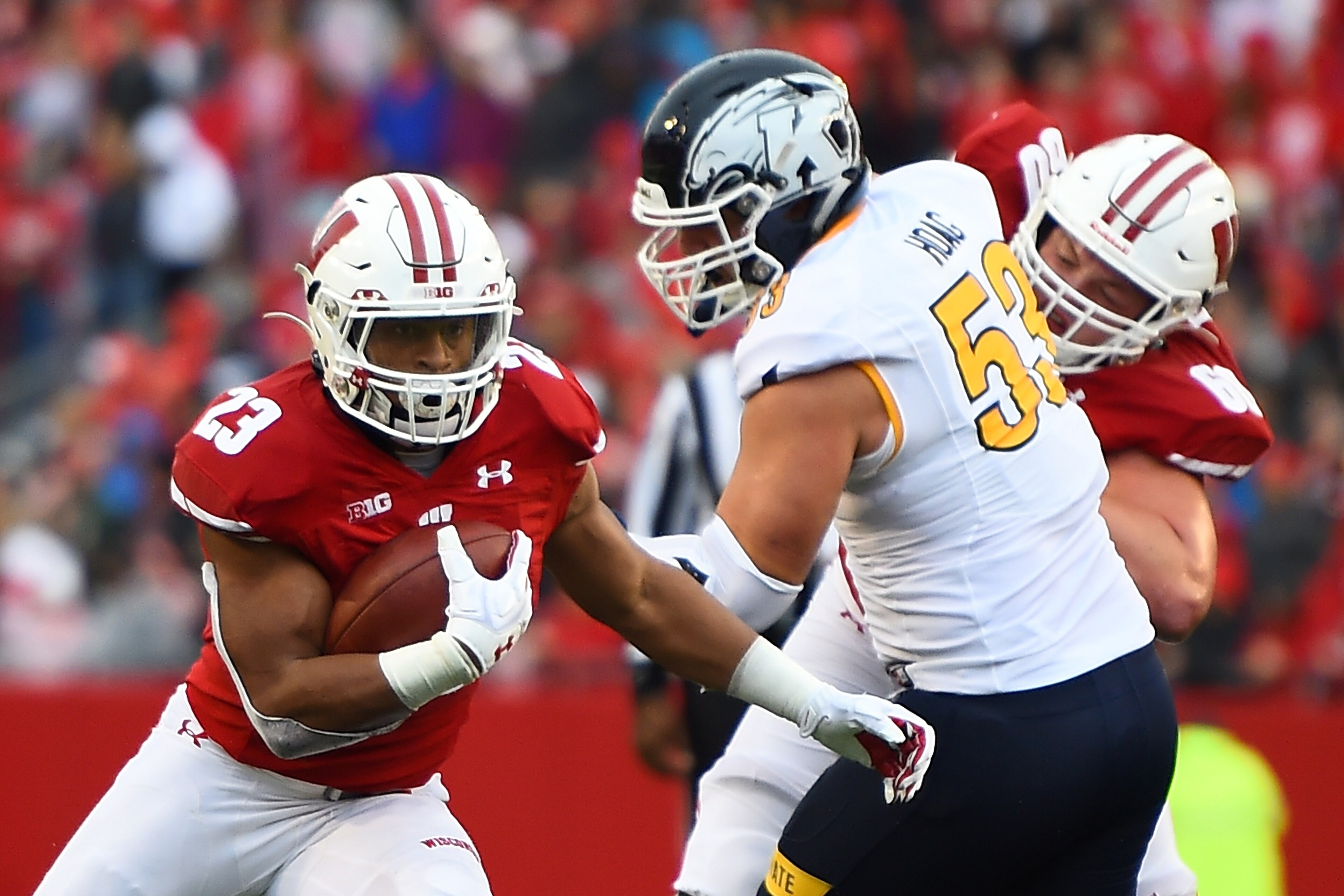 Wisconsin running back Jonathan Taylor