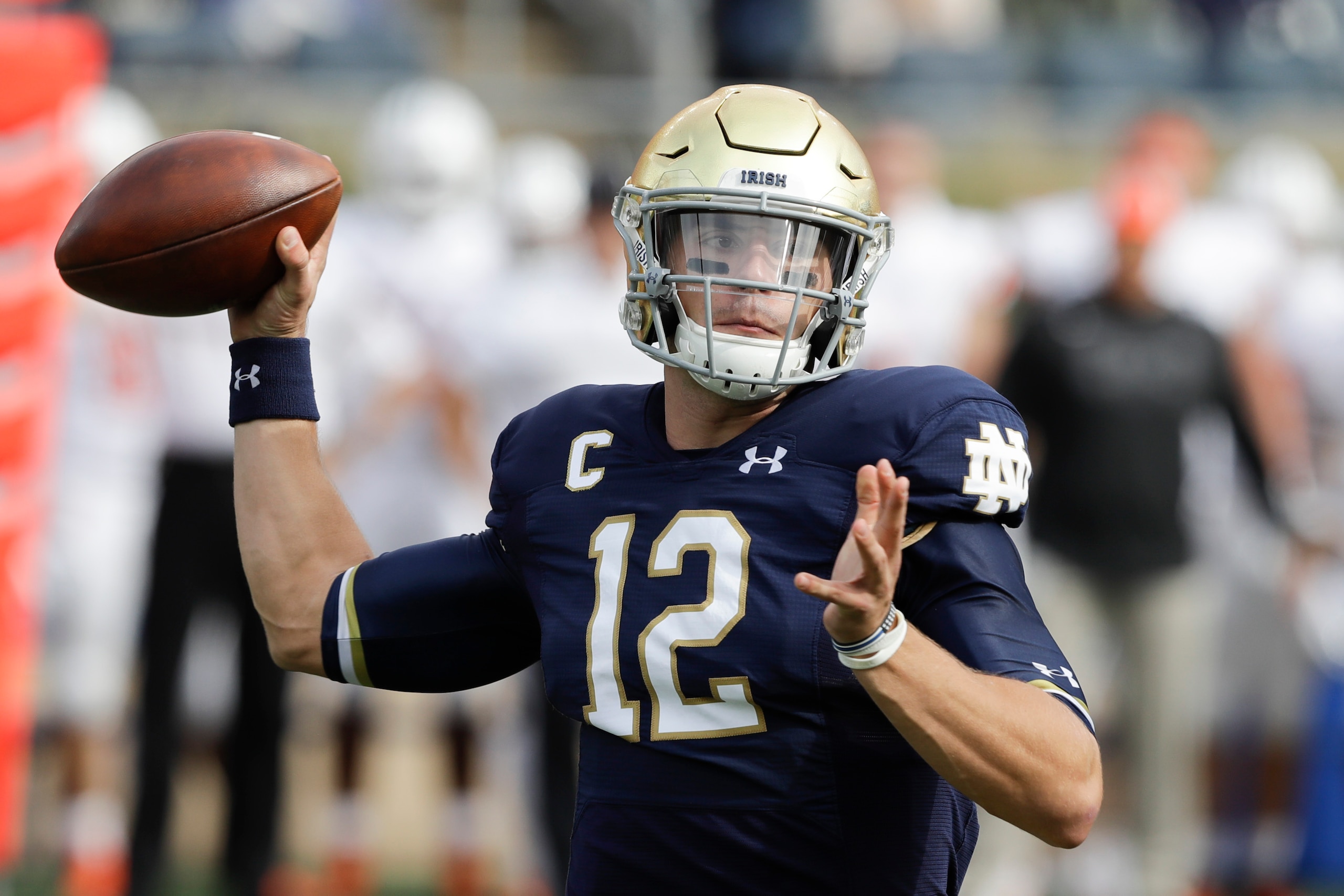 Notre Dame QB Ian Book