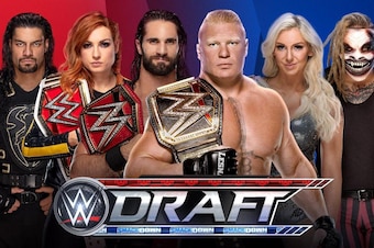 Roman Reigns, Becky Lynch, Seth Rollins, Brock Lesnar, Charlotte and Bray Wyatt.