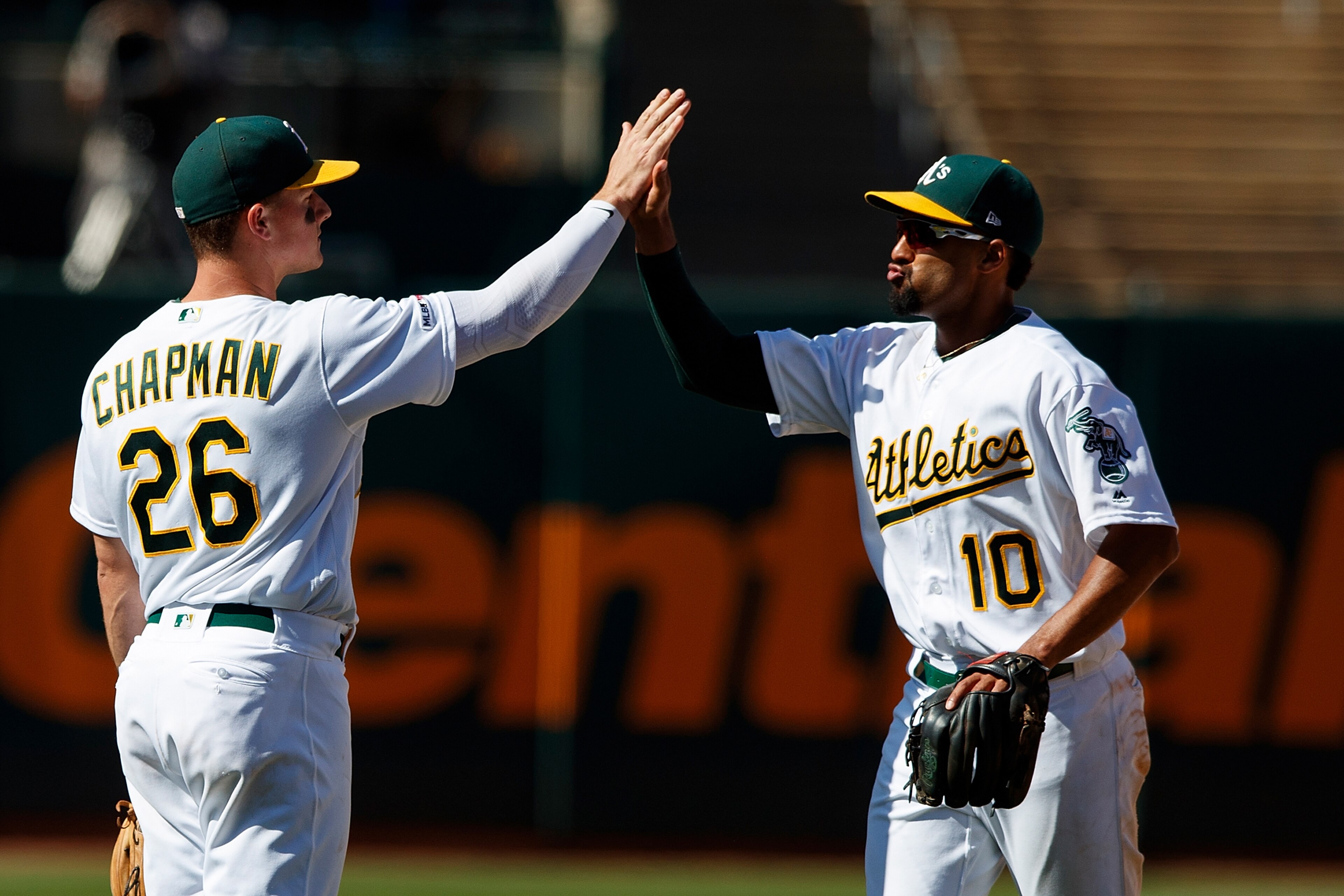 Matt Chapman and Marcus Semien Matt Chapman and Marcus Semien