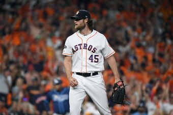 The Astros stand to lose Gerrit Cole to free agency. The Astros stand to lose Gerrit Cole to free agency.