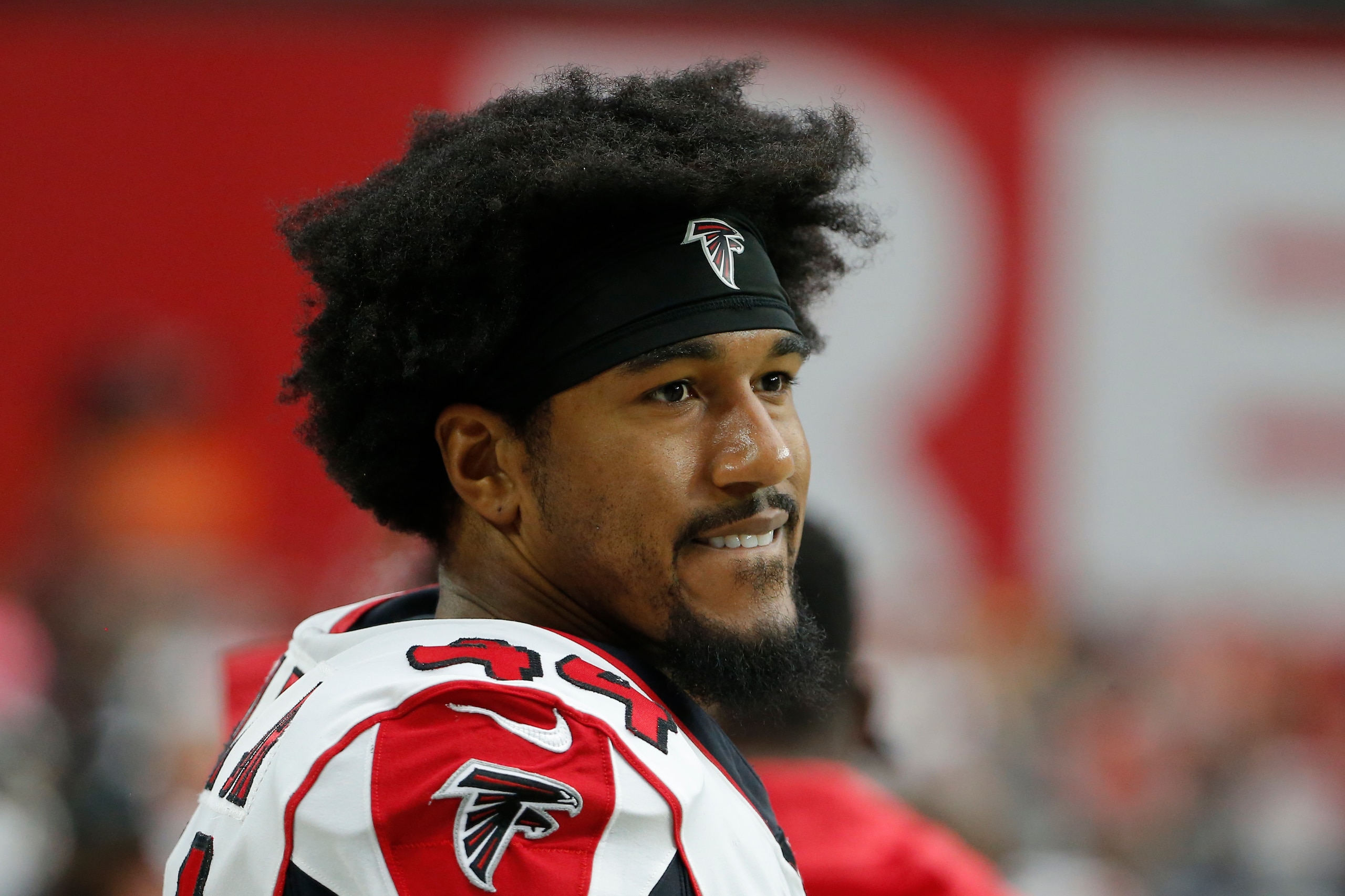 Atlanta Falcons defensive end Vic Beasley