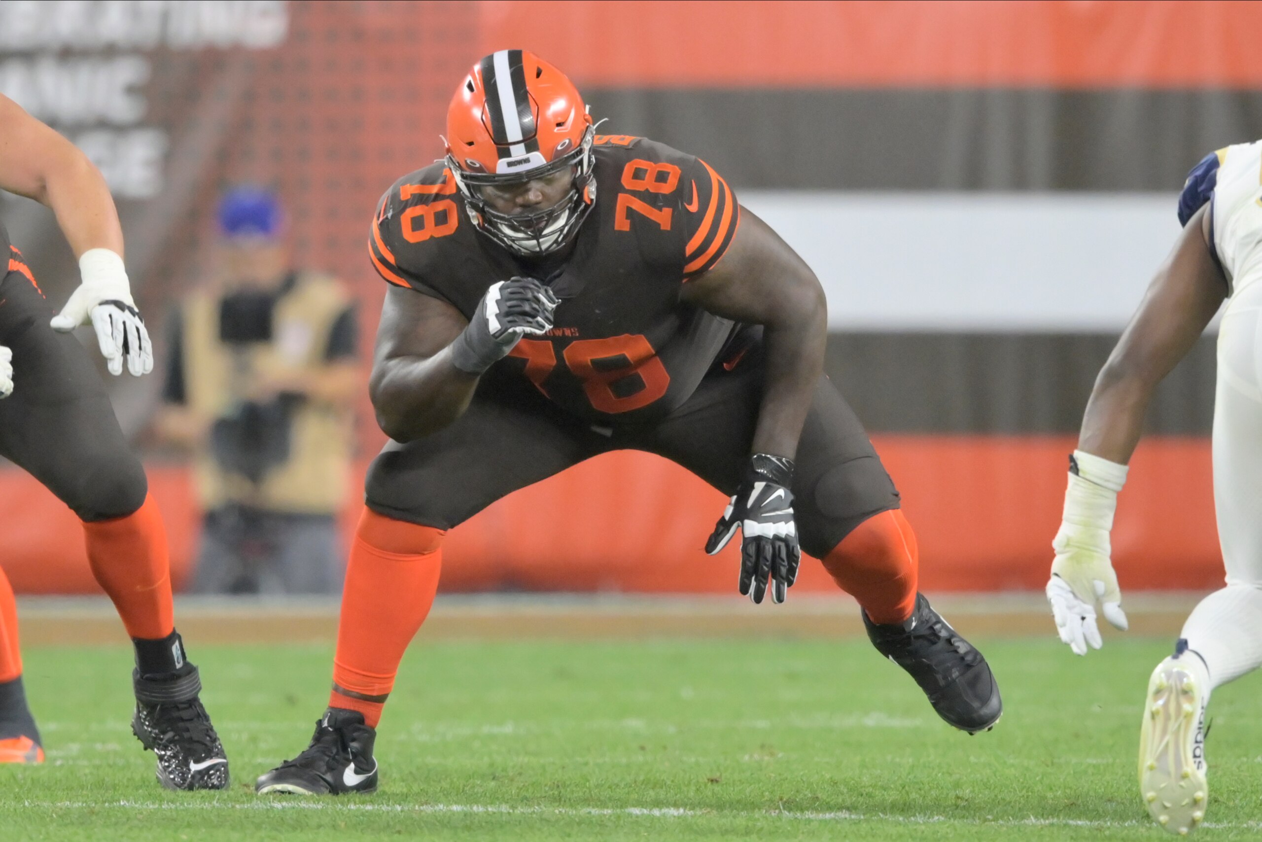 Cleveland Browns left tackle Greg Robinson