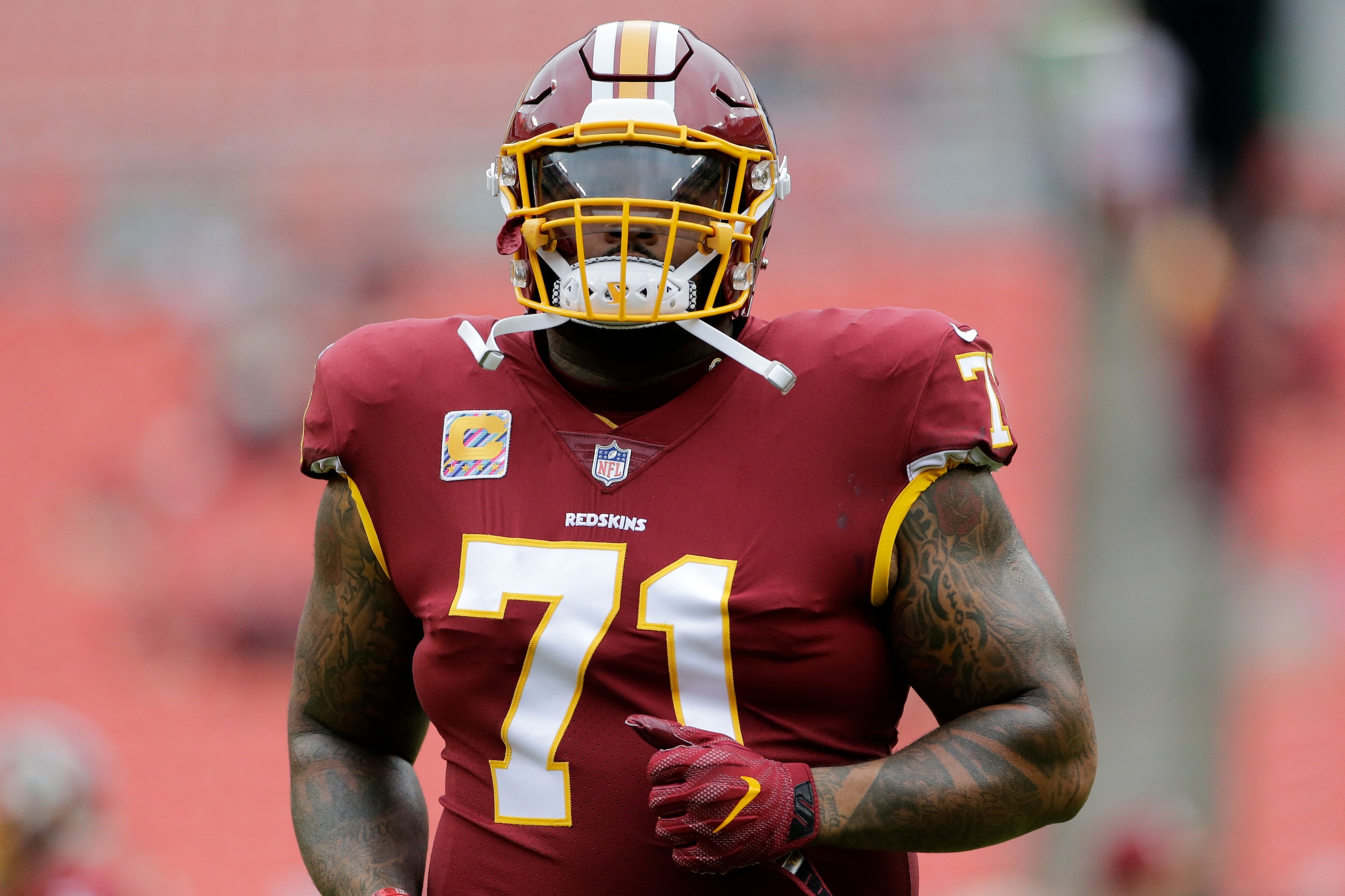 Washington Redskins offensive tackle Trent Williams