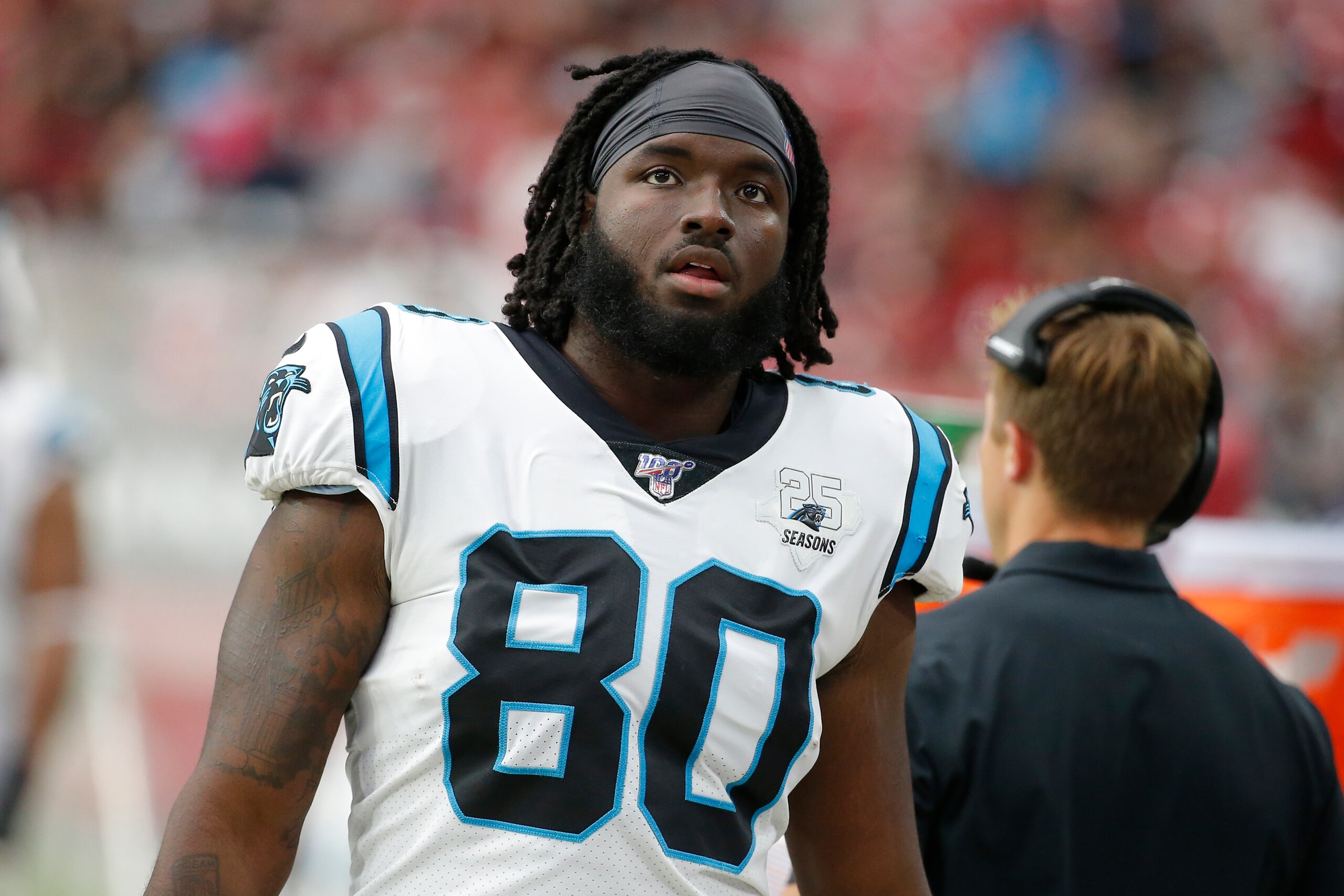 Panthers TE Ian Thomas Panthers TE Ian Thomas