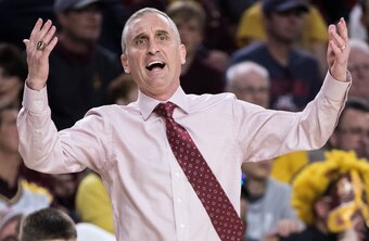 Arizona State head coach Bobby Hurley