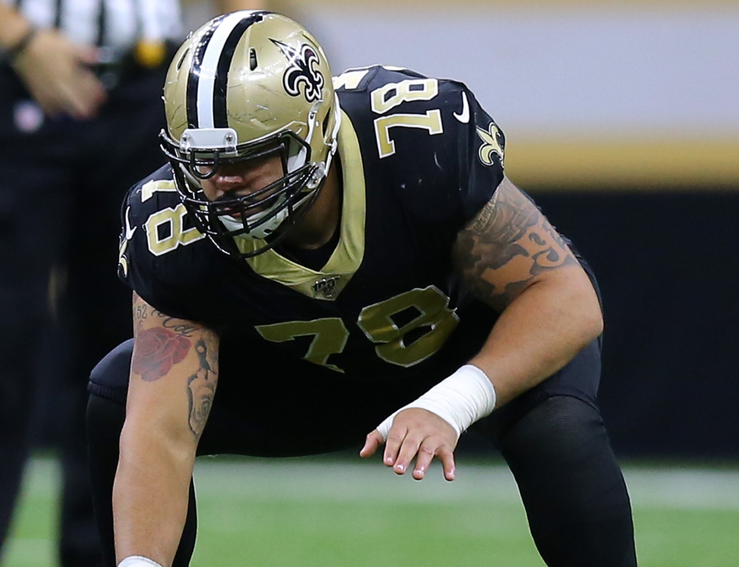 Saints C Erik McCoy