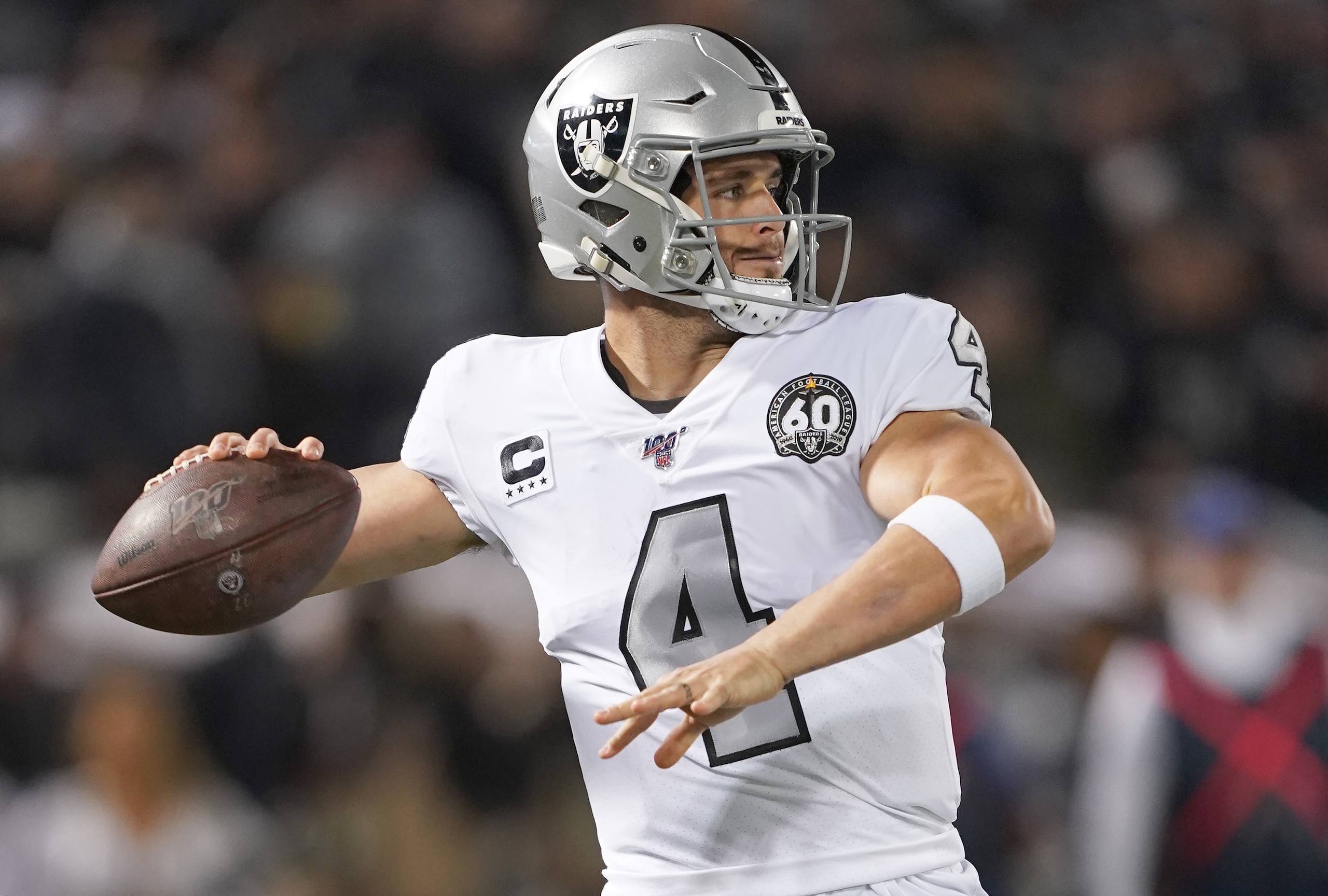 Oakland Raiders quarterback Derek Carr