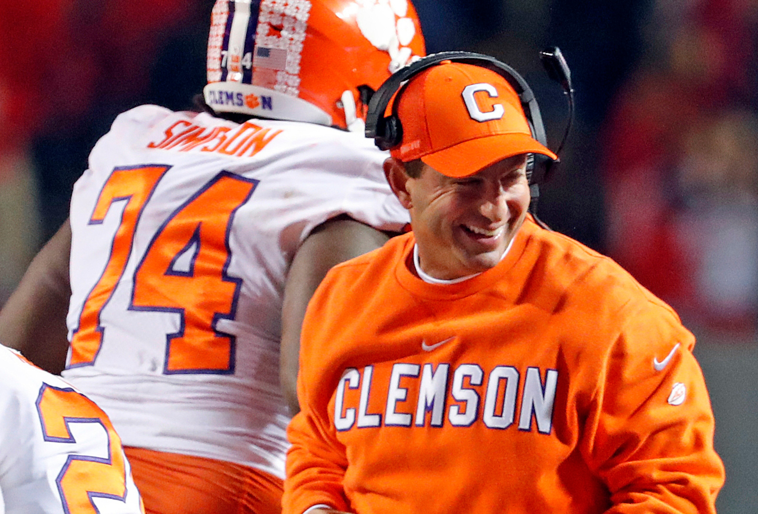 Clemson head coach Dabo Swinney