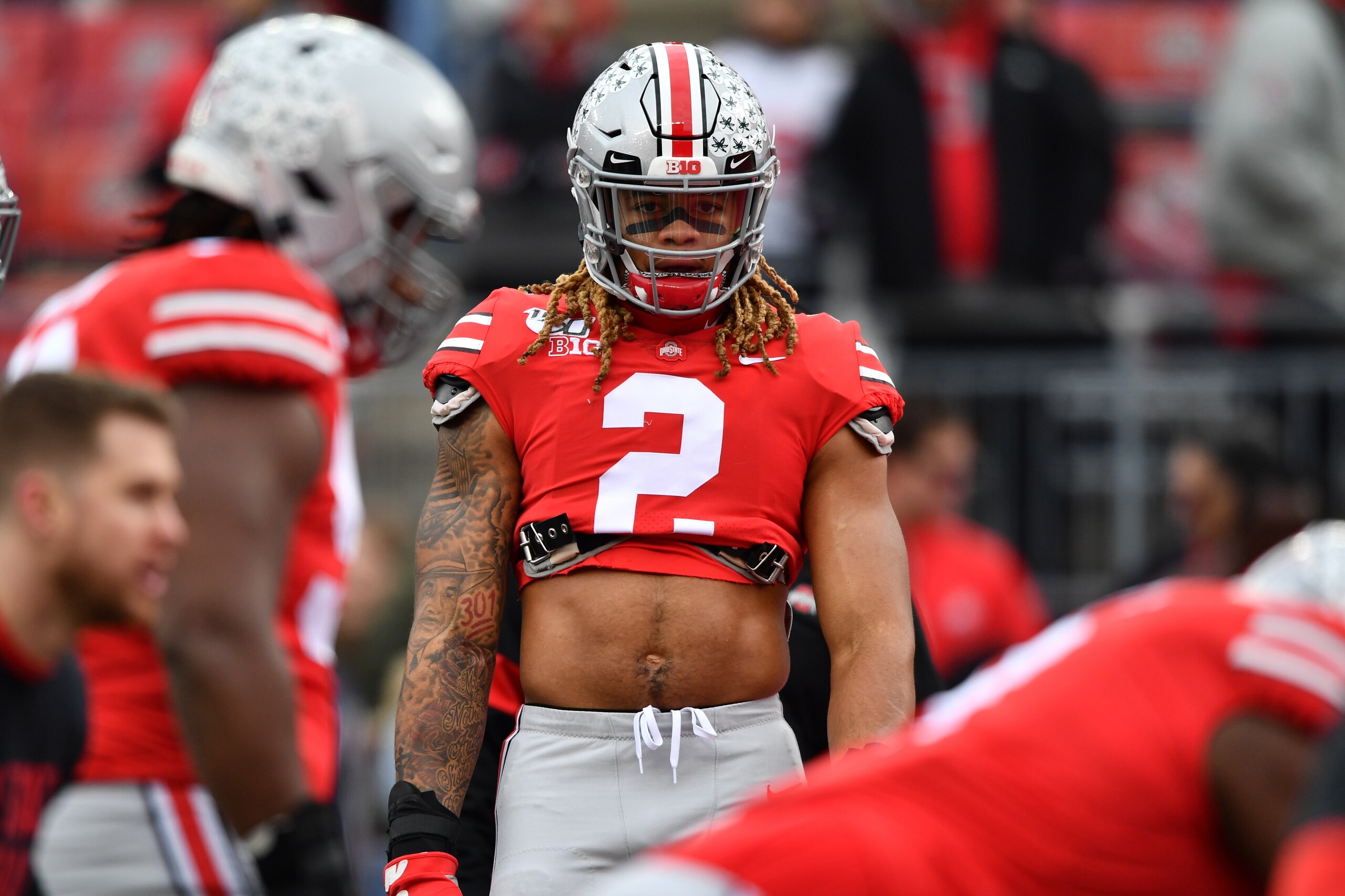 Ohio State defensive end Chase Young