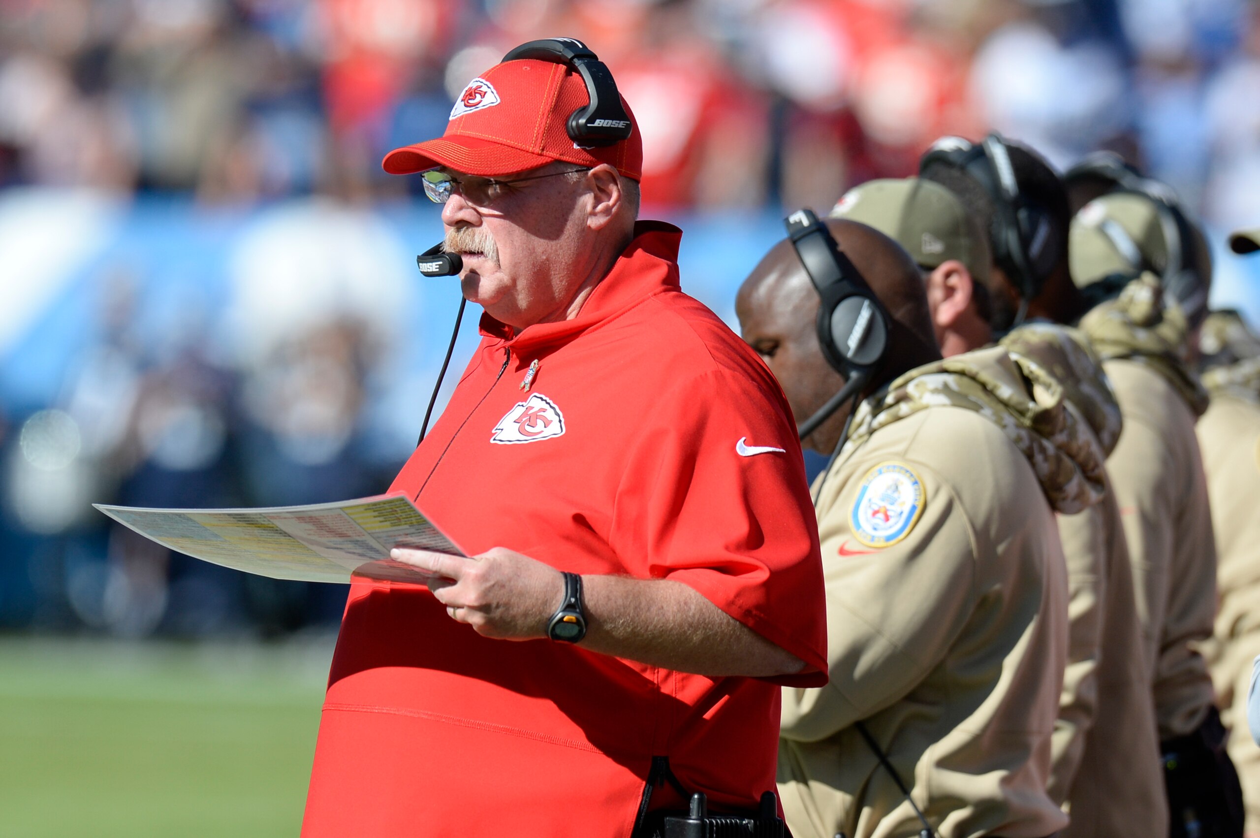 Chiefs head coach Andy Reid