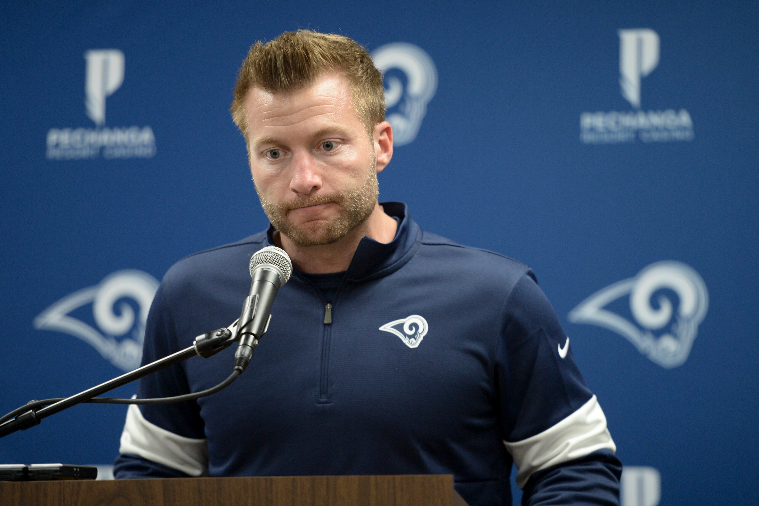 Rams head coach Sean McVay