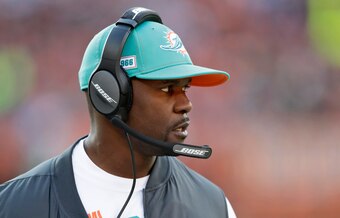 Dolphins head coach Brian Flores