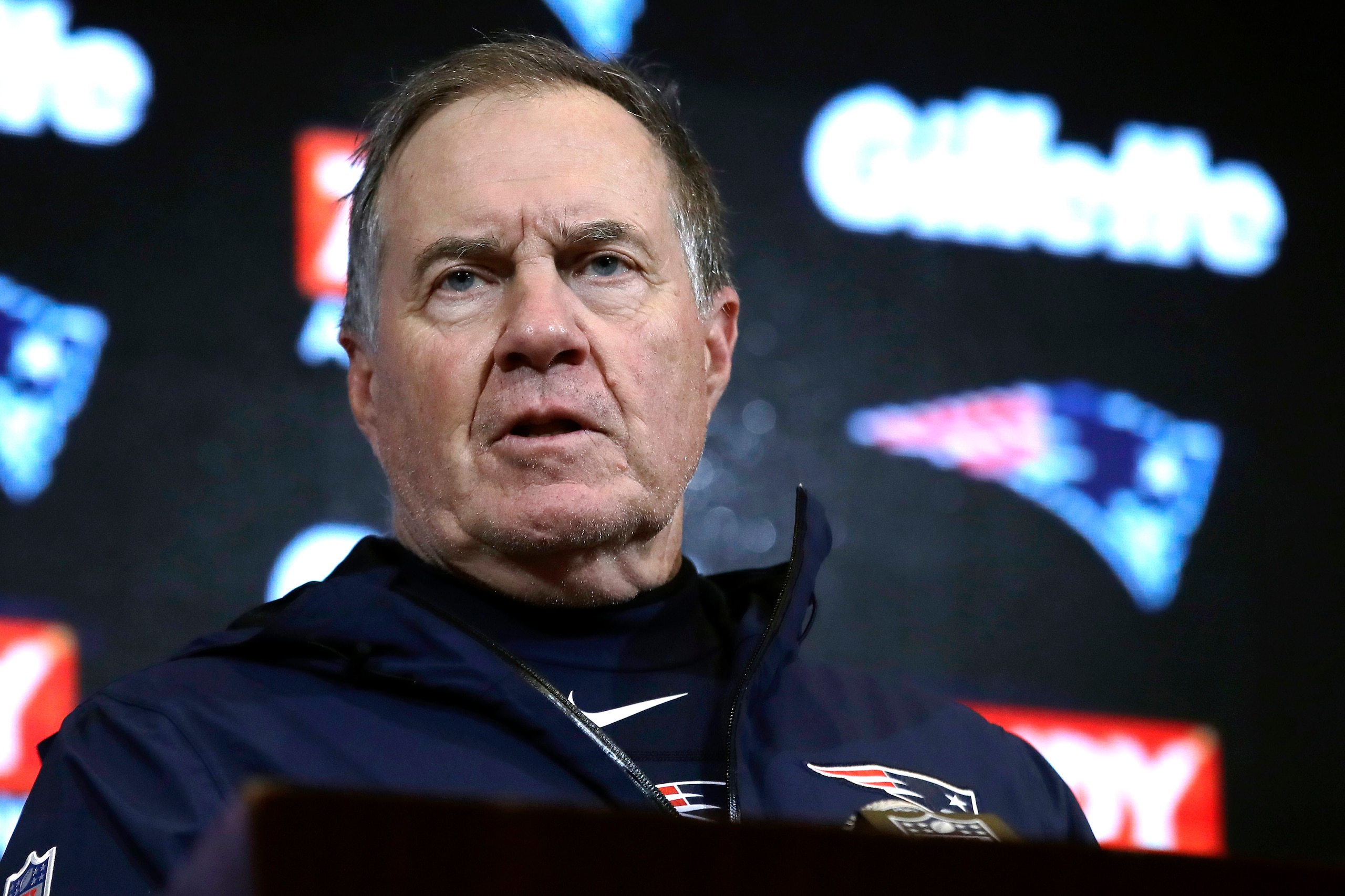 Patriots head coach Bill Belichick