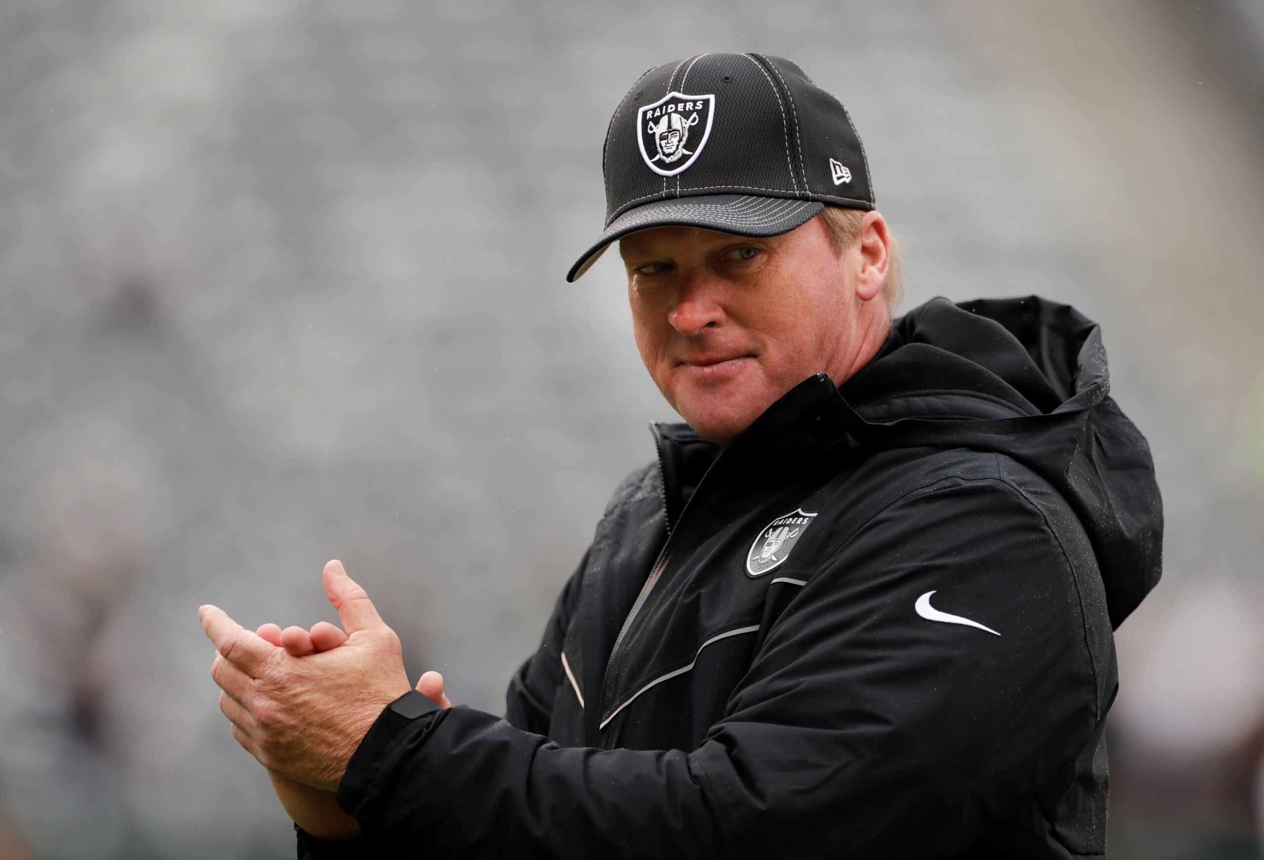 Raiders head coach Jon Gruden