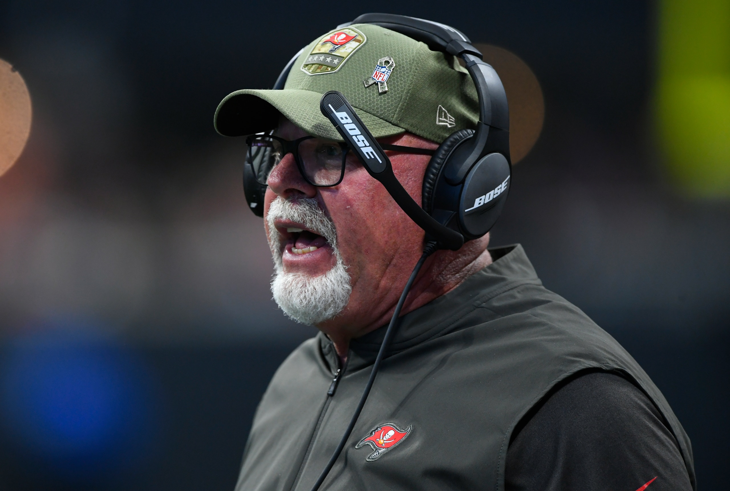 Buccaneers head coach Bruce Arians
