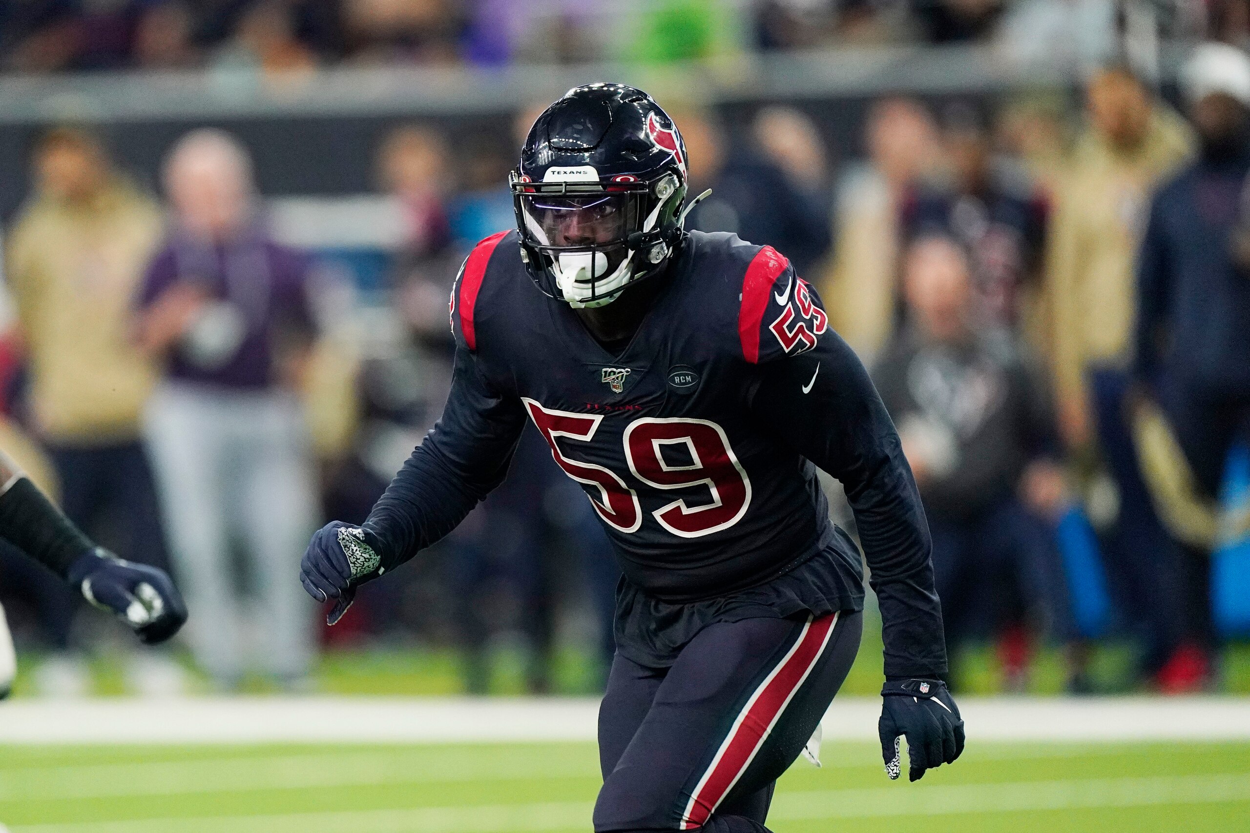 Outside linebacker Whitney Mercilus