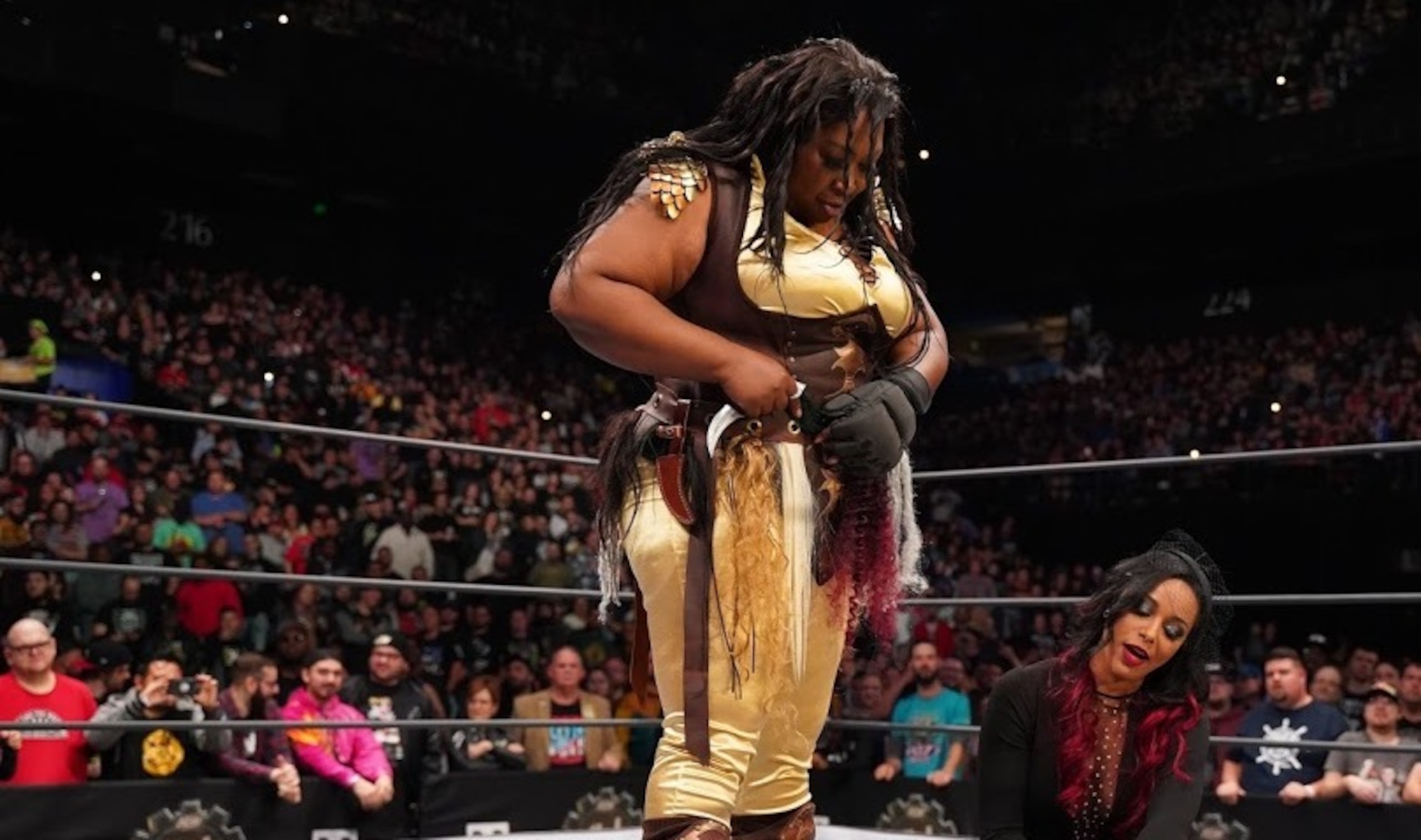 Awesome Kong and Brandi Rhodes
