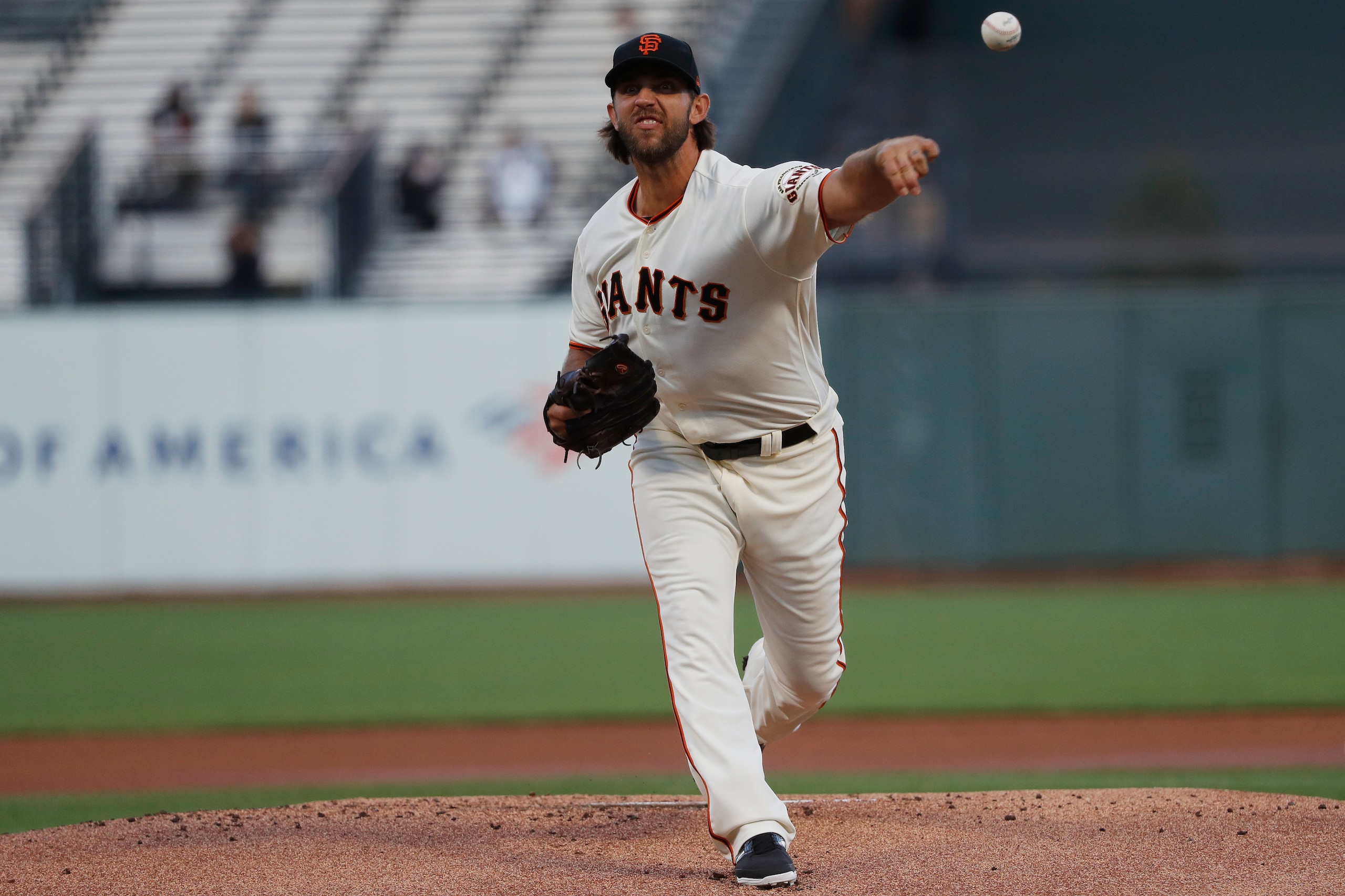 Madison Bumgarner's long tenure as a workhorse ace is both a selling point and possible hindrance.