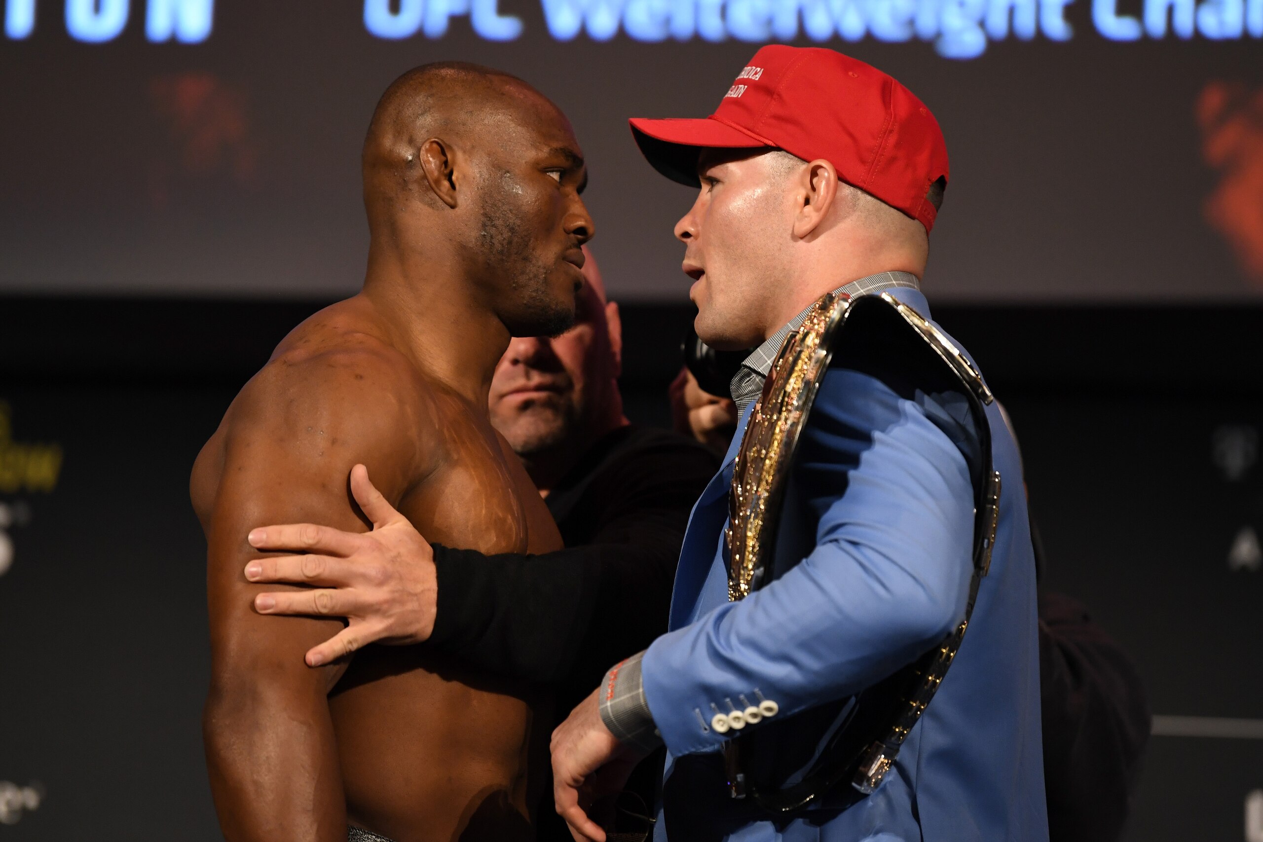 Who wins the main event of UFC 245?