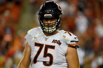Chicago Bears right guard Kyle Long