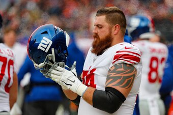 New York Giants right tackle Mike Remmers