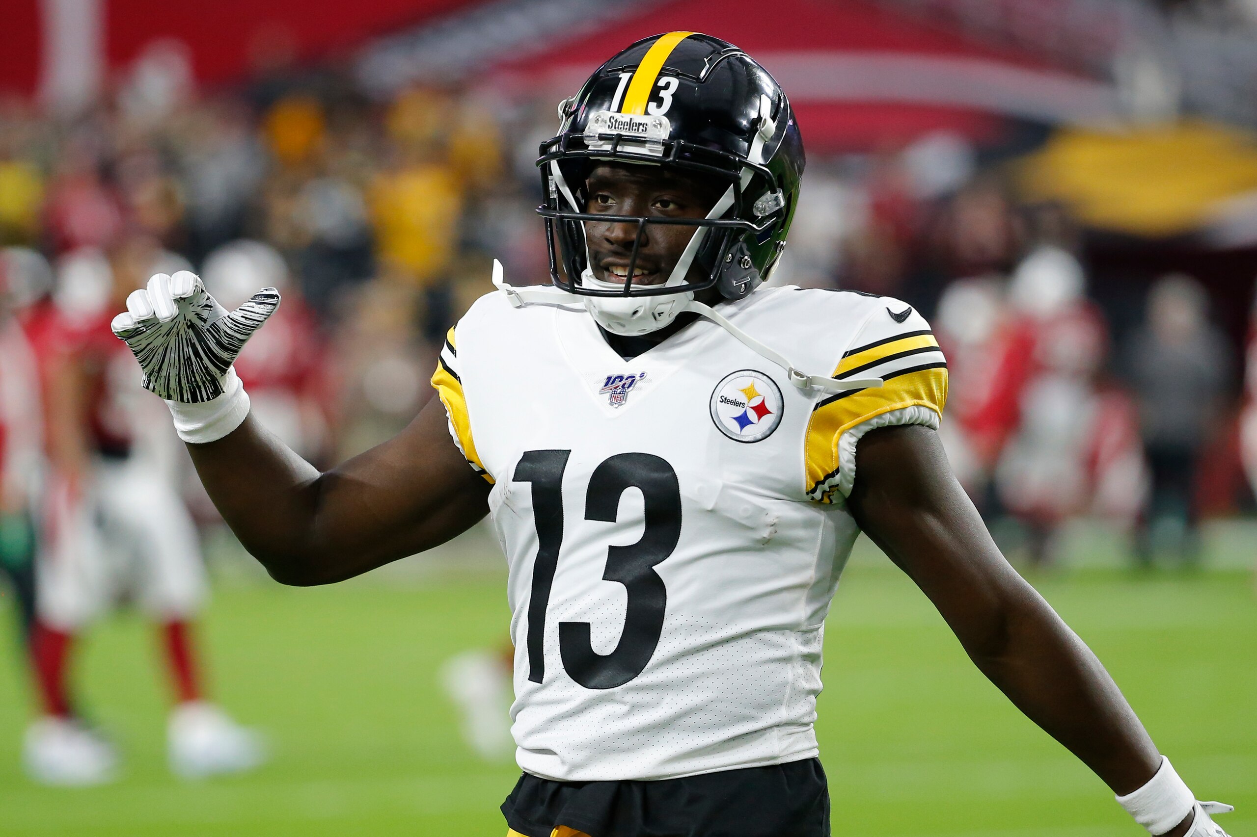Pittsburgh Steelers wideout James Washington Pittsburgh Steelers wideout James Washington