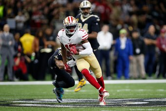 San Francisco 49ers wide receiver Emmanuel Sanders