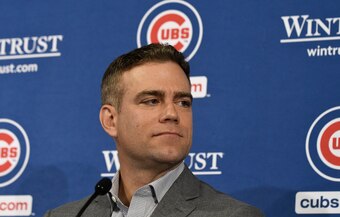 Cubs team president Theo Epstein