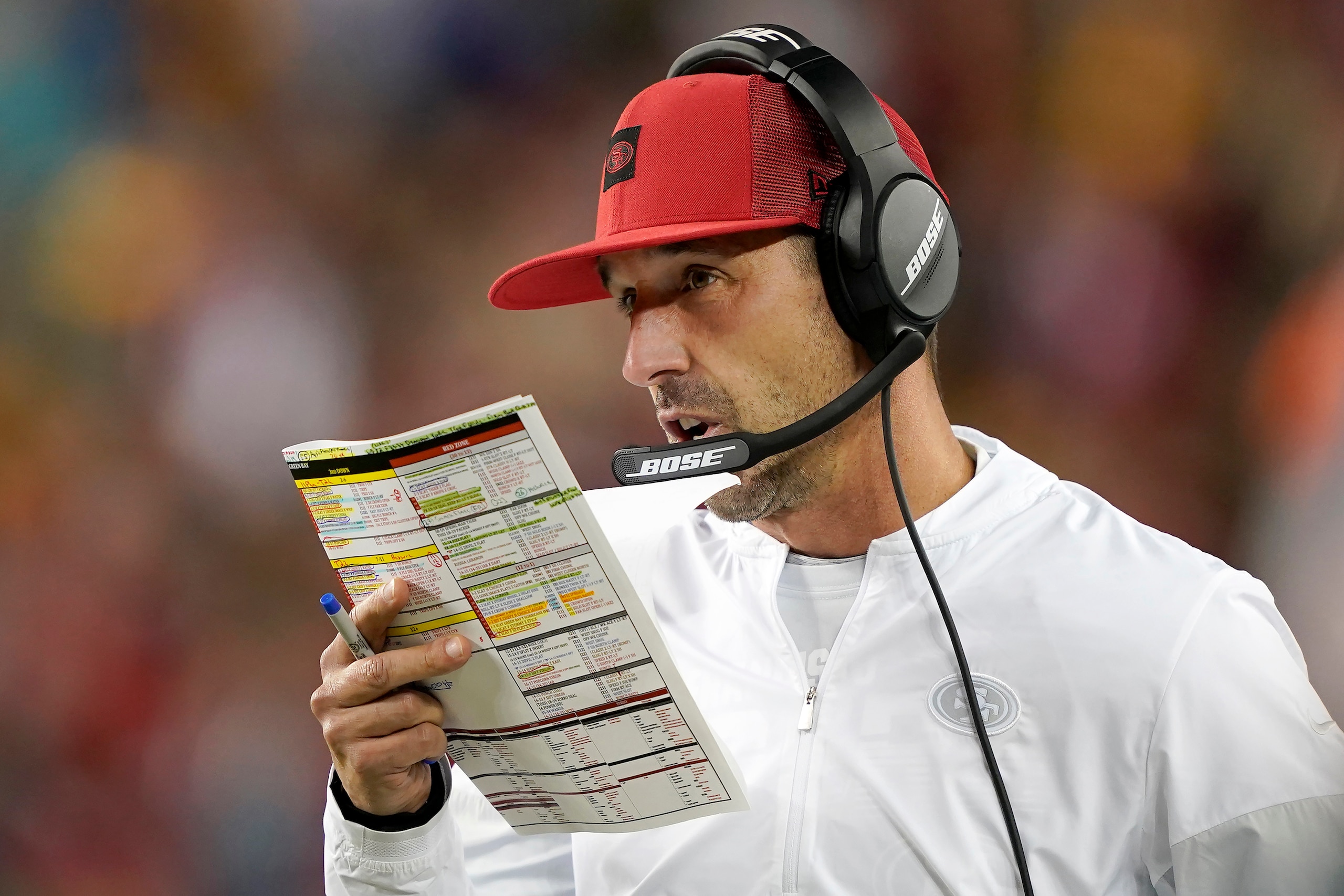 49ers head coach Kyle Shanahan