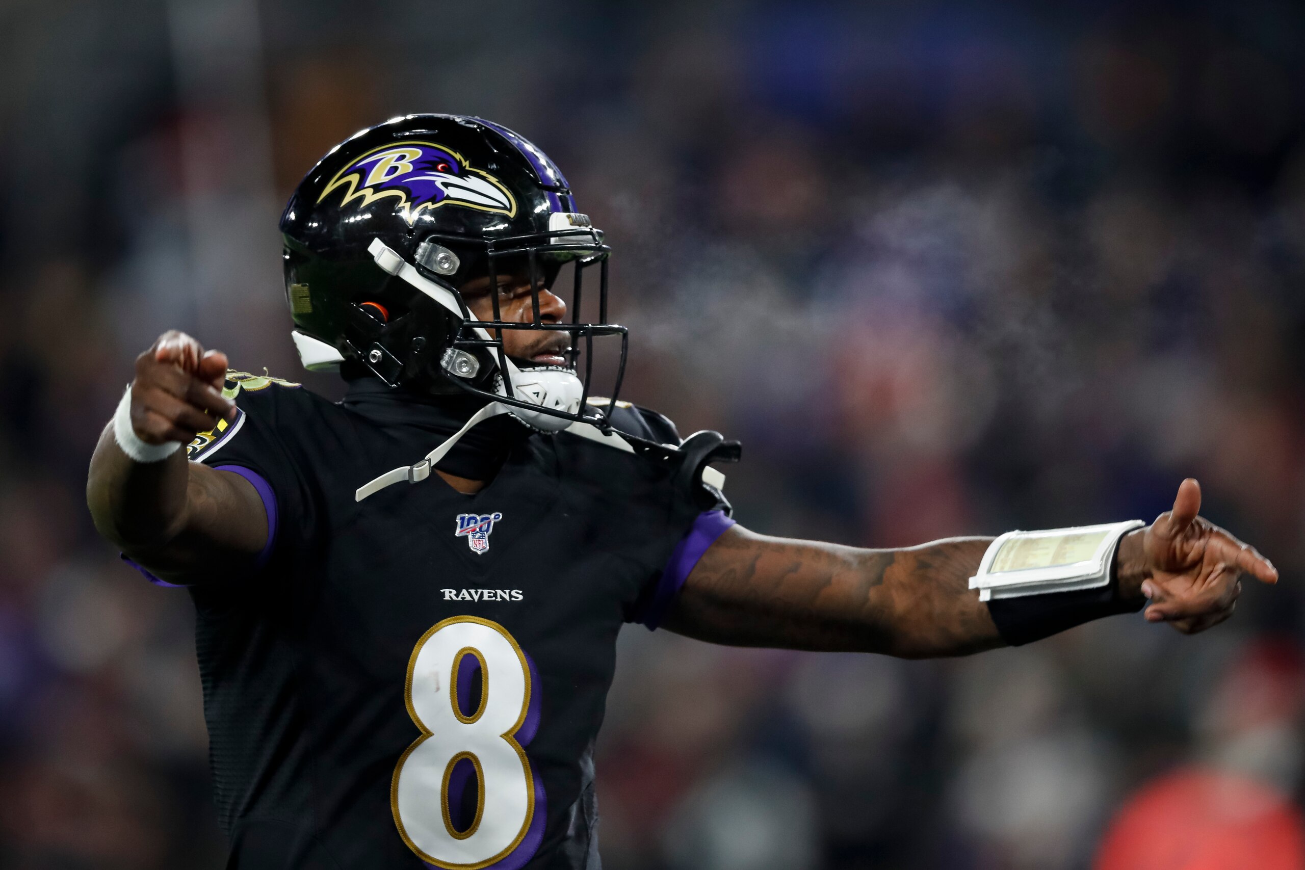 Baltimore Ravens quarterback Lamar Jackson