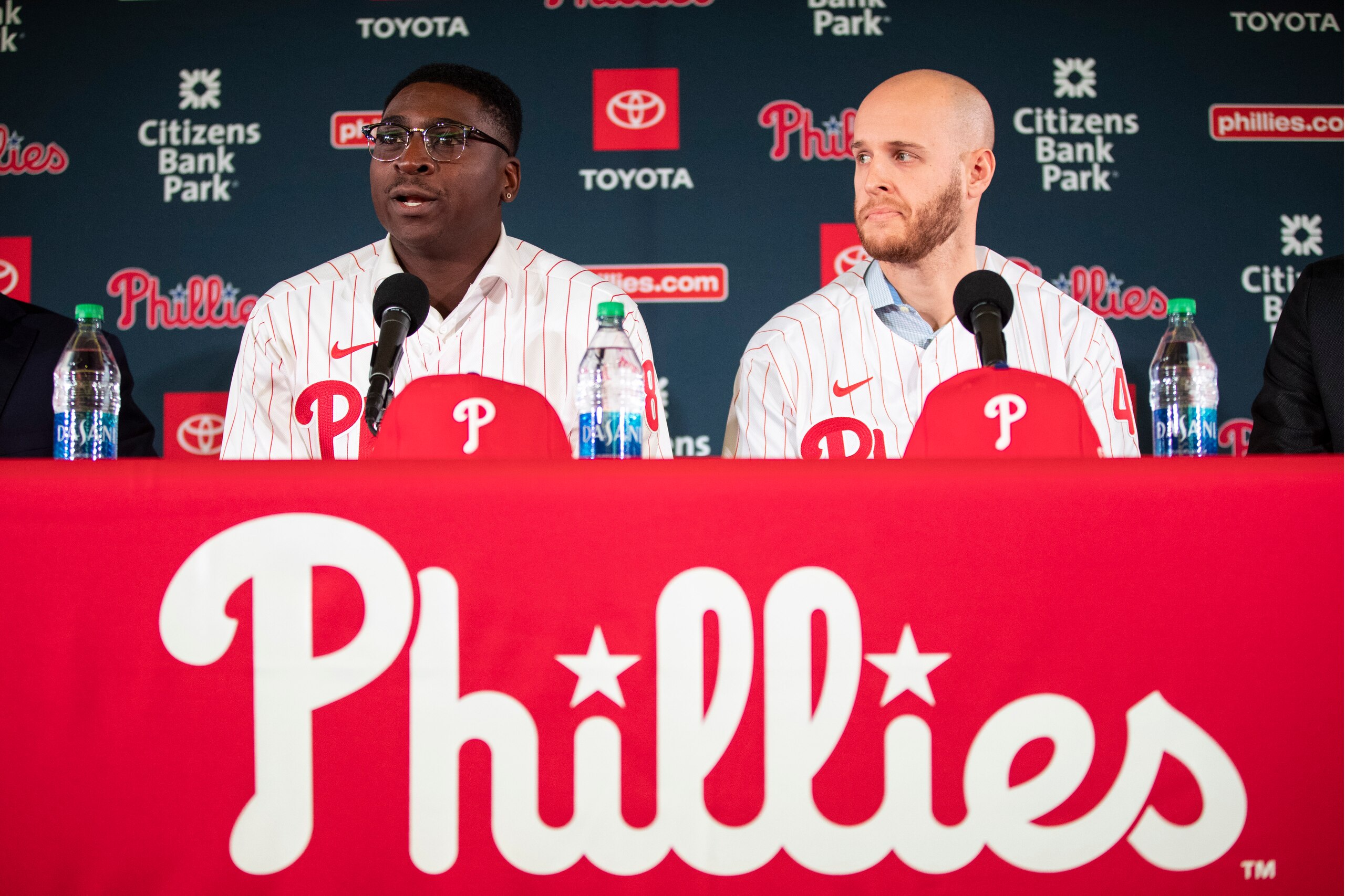 Didi Gregorius and Zack Wheeler Didi Gregorius and Zack Wheeler