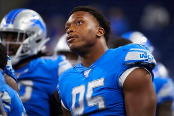 Detroit Lions defensive end Romeo Okwara
