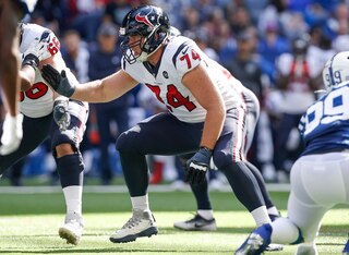 Houston Texans left guard Max Scharping