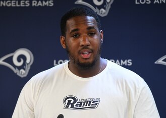 Los Angeles Rams offensive tackle Bobby Evans